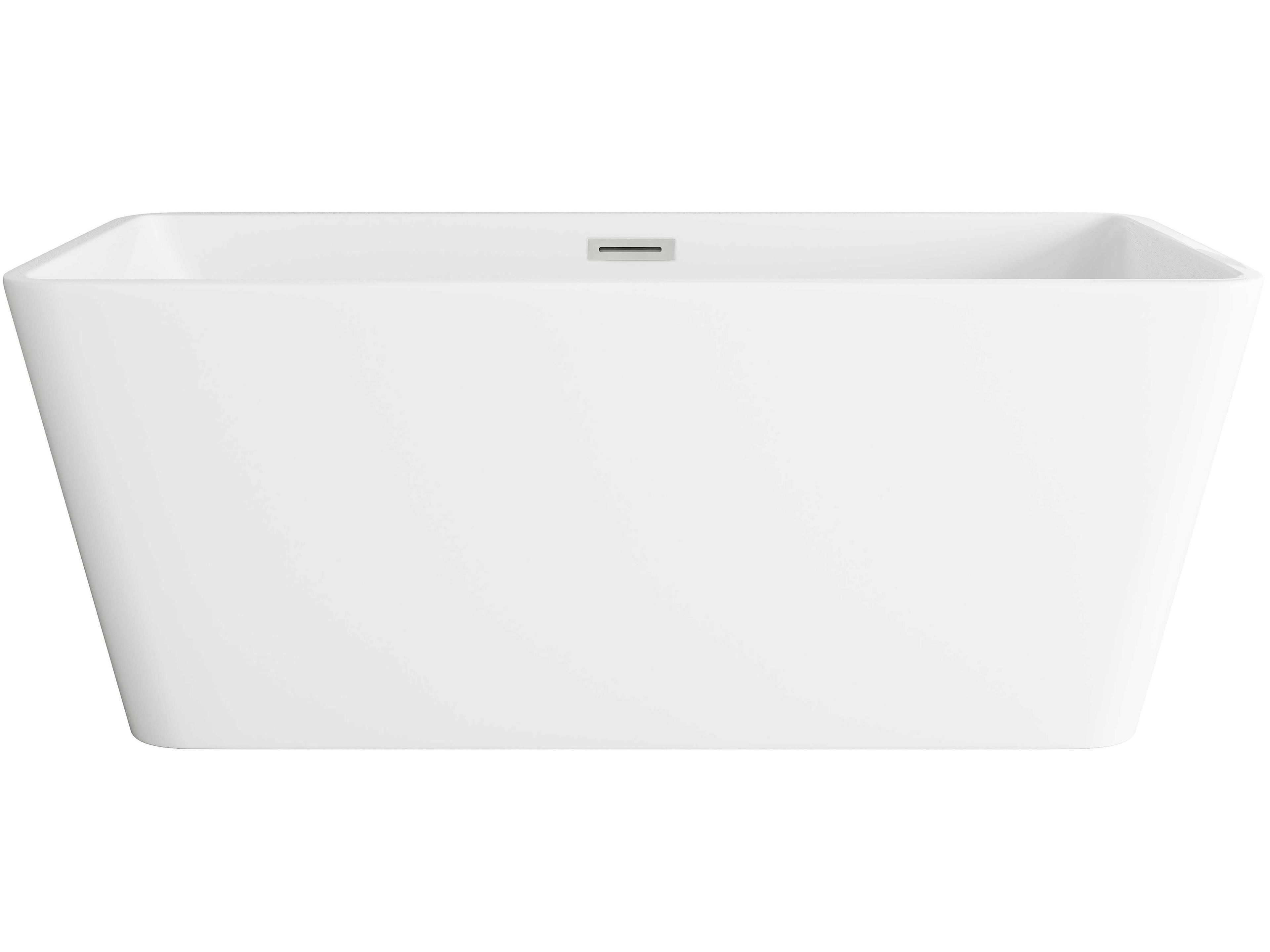 Elegant Lighting Jamison Glossy White Bathtub