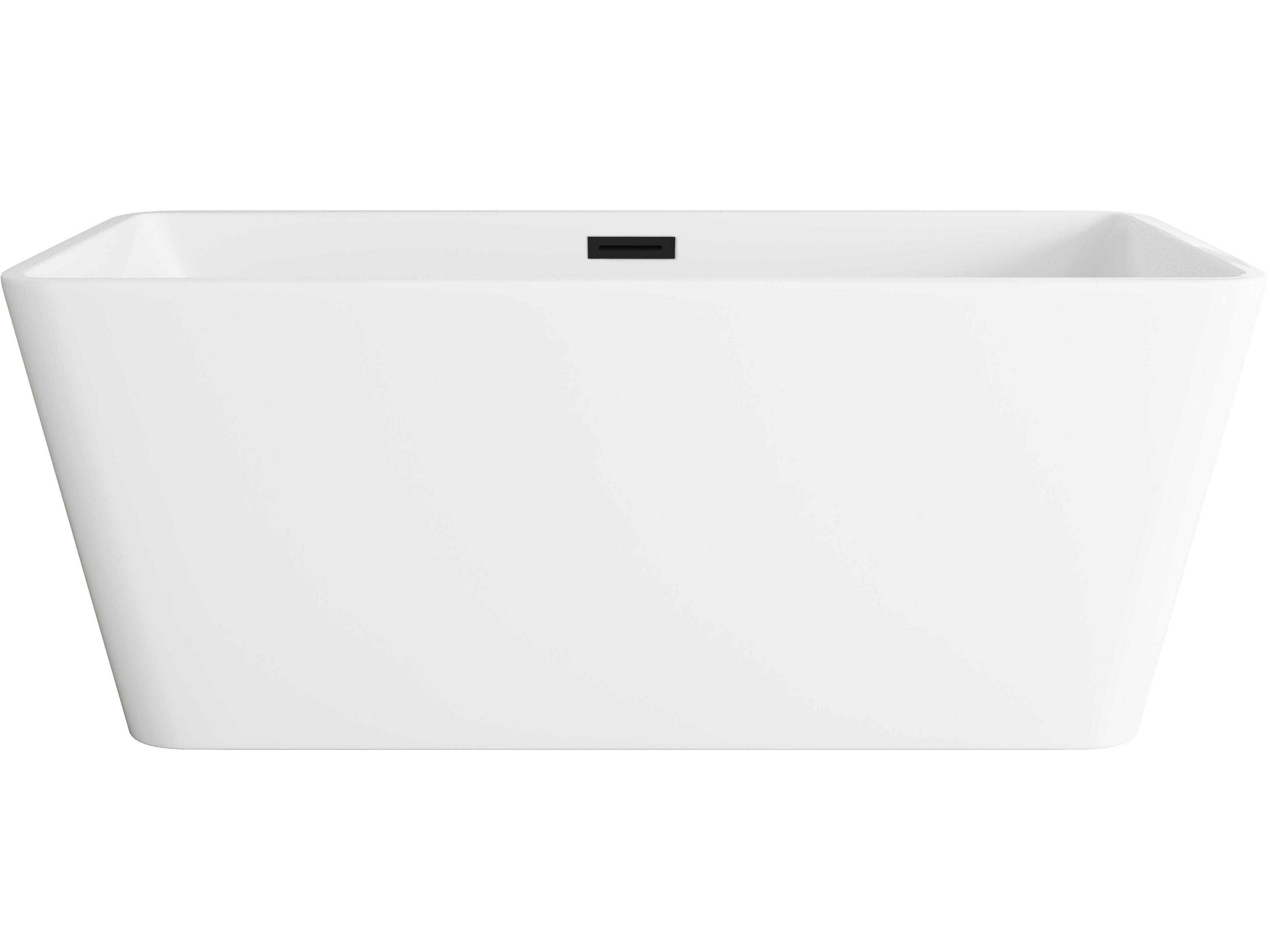 Elegant Lighting Jamison Glossy White Bathtub