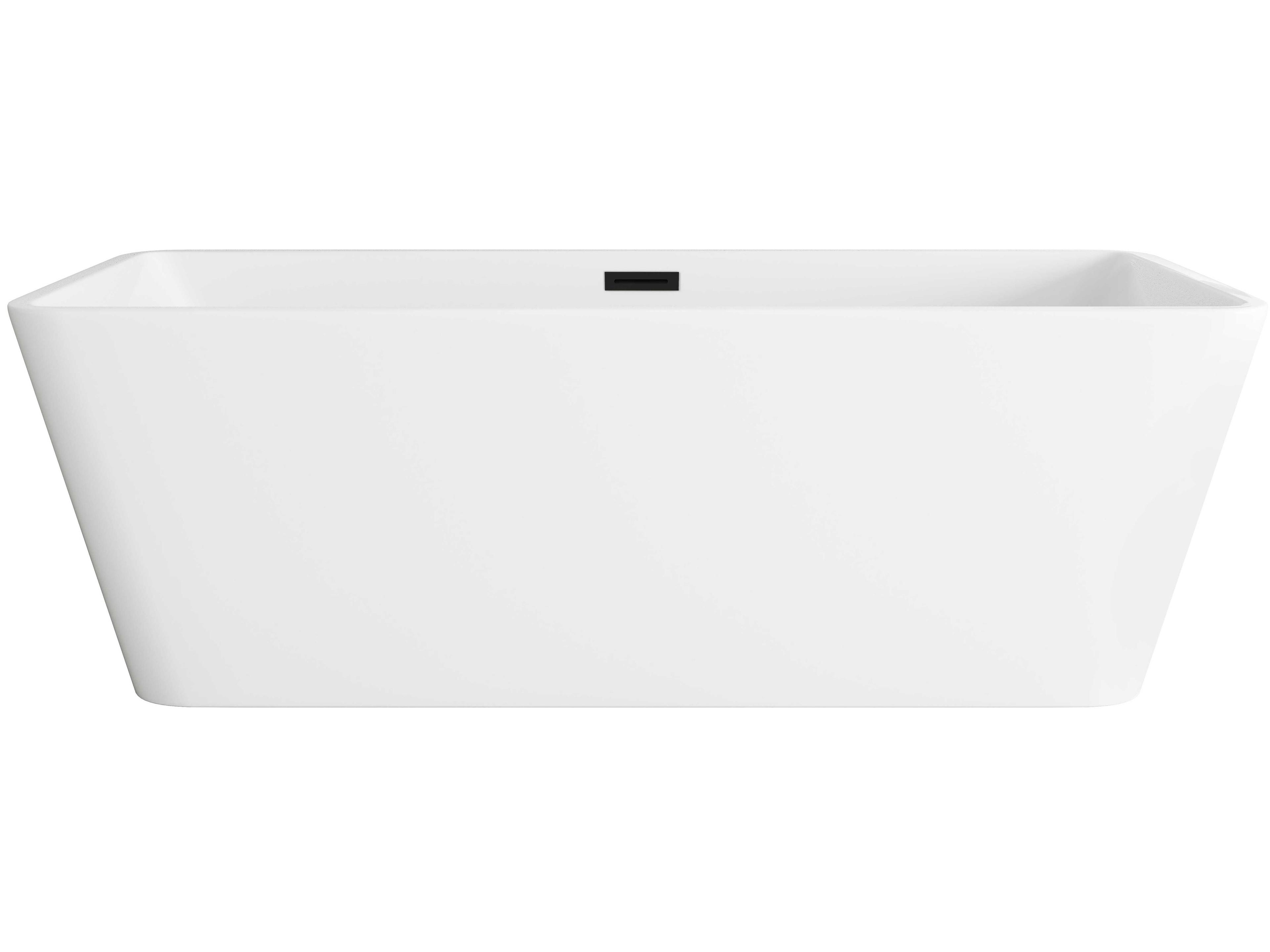 Elegant Lighting Jamison Glossy White Bathtub