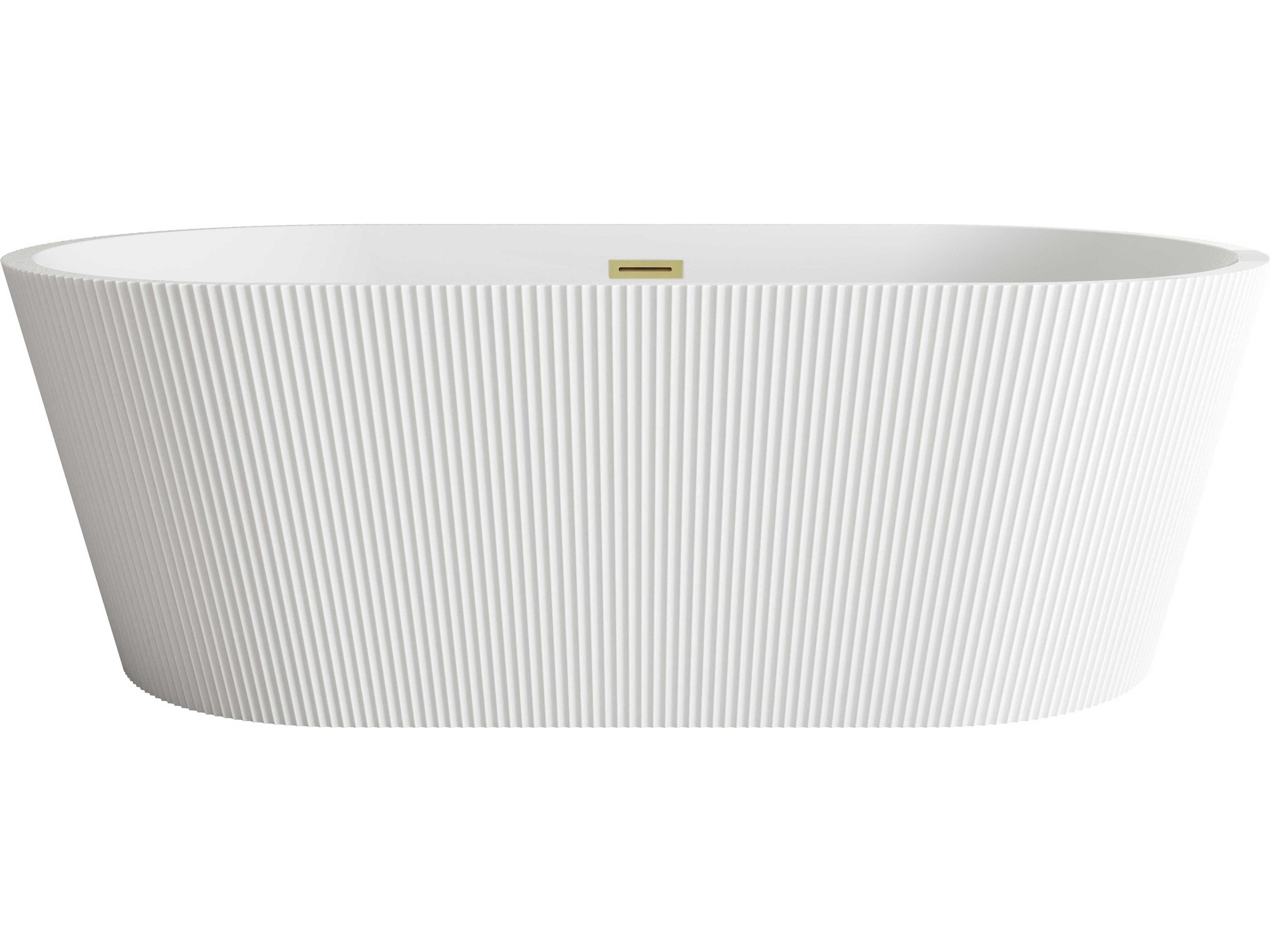 Elegant Lighting Bryant Glossy White Bathtub