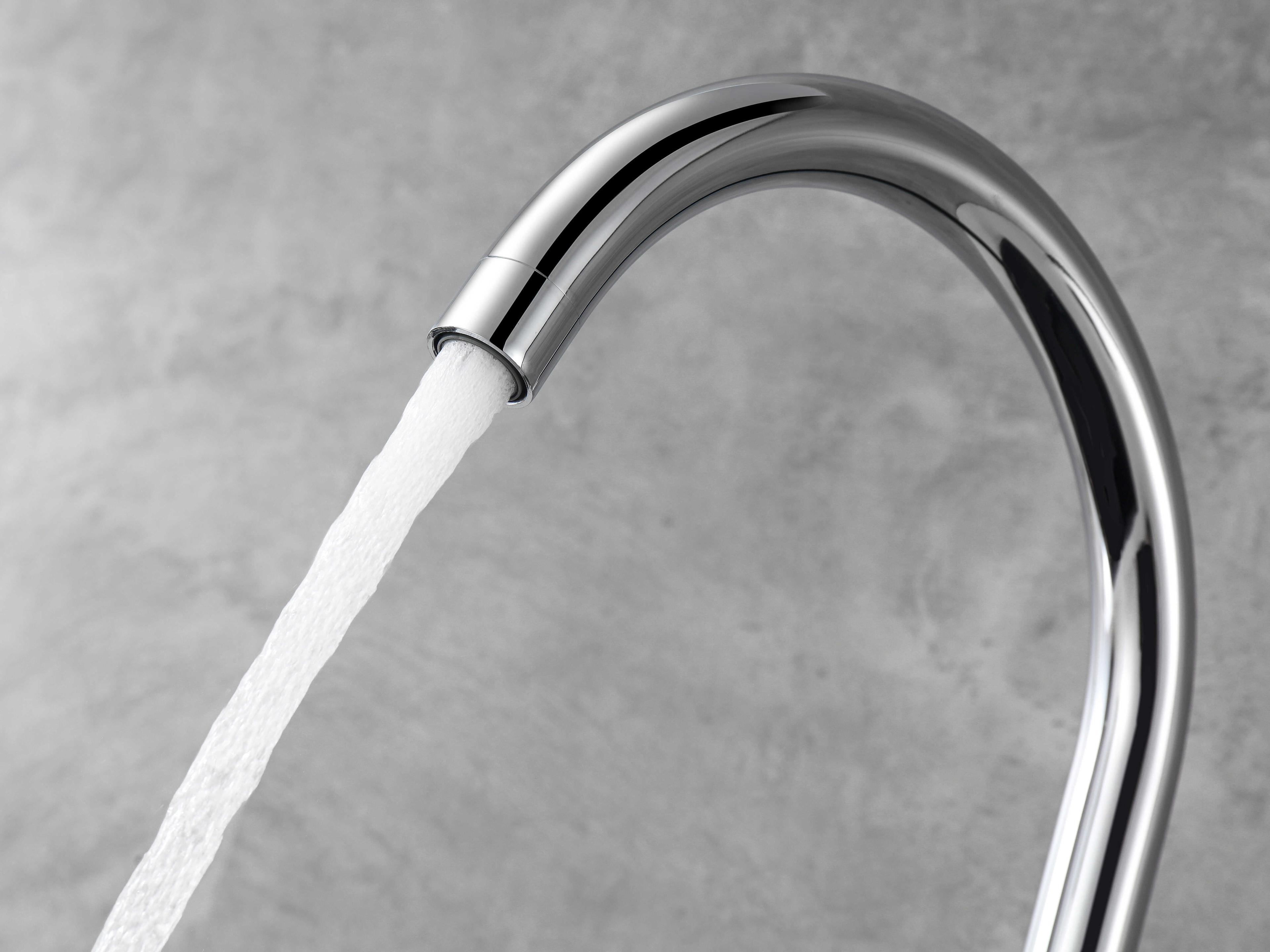 Elegant Lighting Finn Chrome Kitchen Faucet