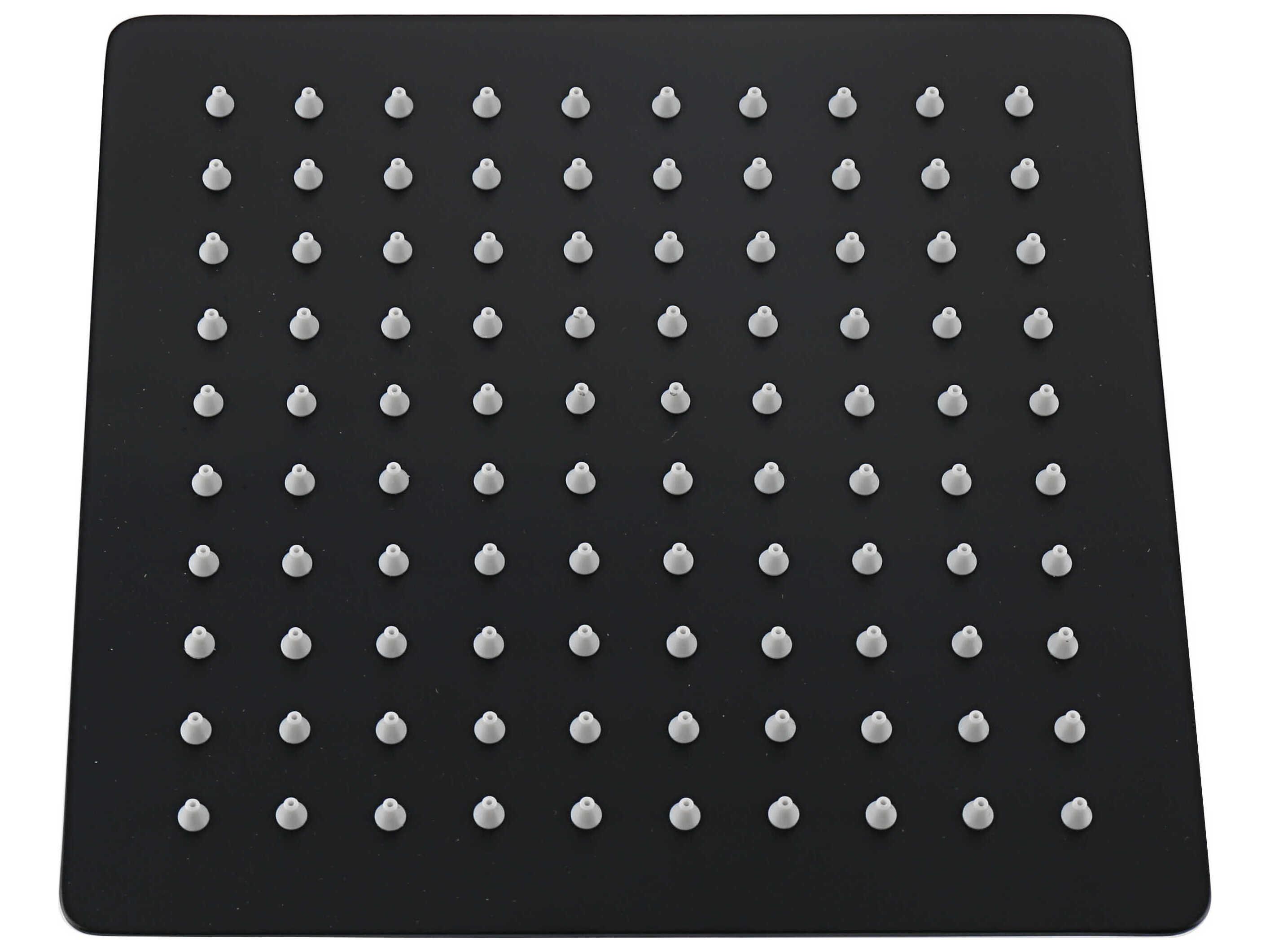 Elegant Lighting Petar Matte Black Shower and Tub Faucet