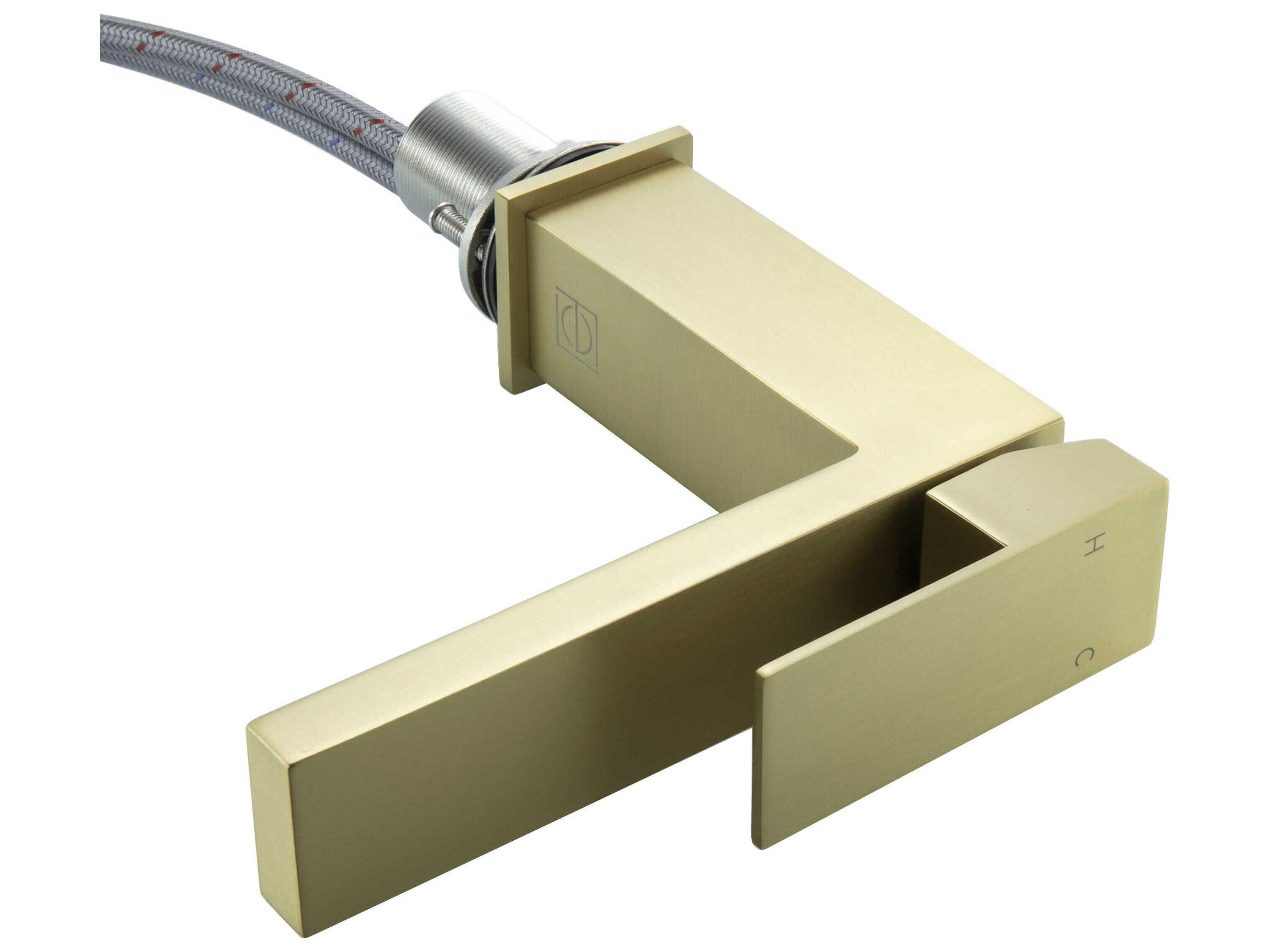 Elegant Lighting Jakob Brushed Gold Bathroom Faucet