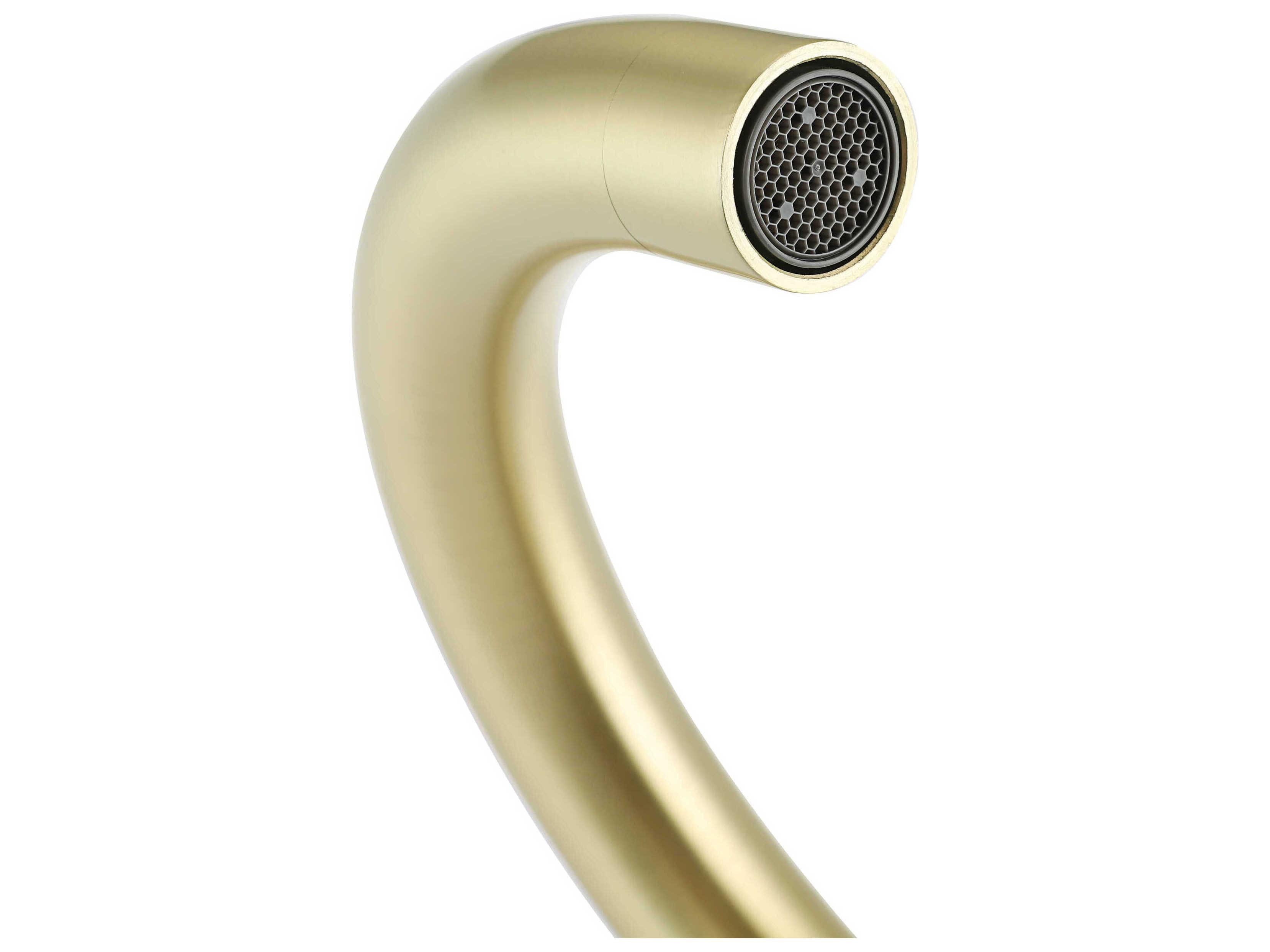 Elegant Lighting Louis Brushed Gold Bathroom Faucet