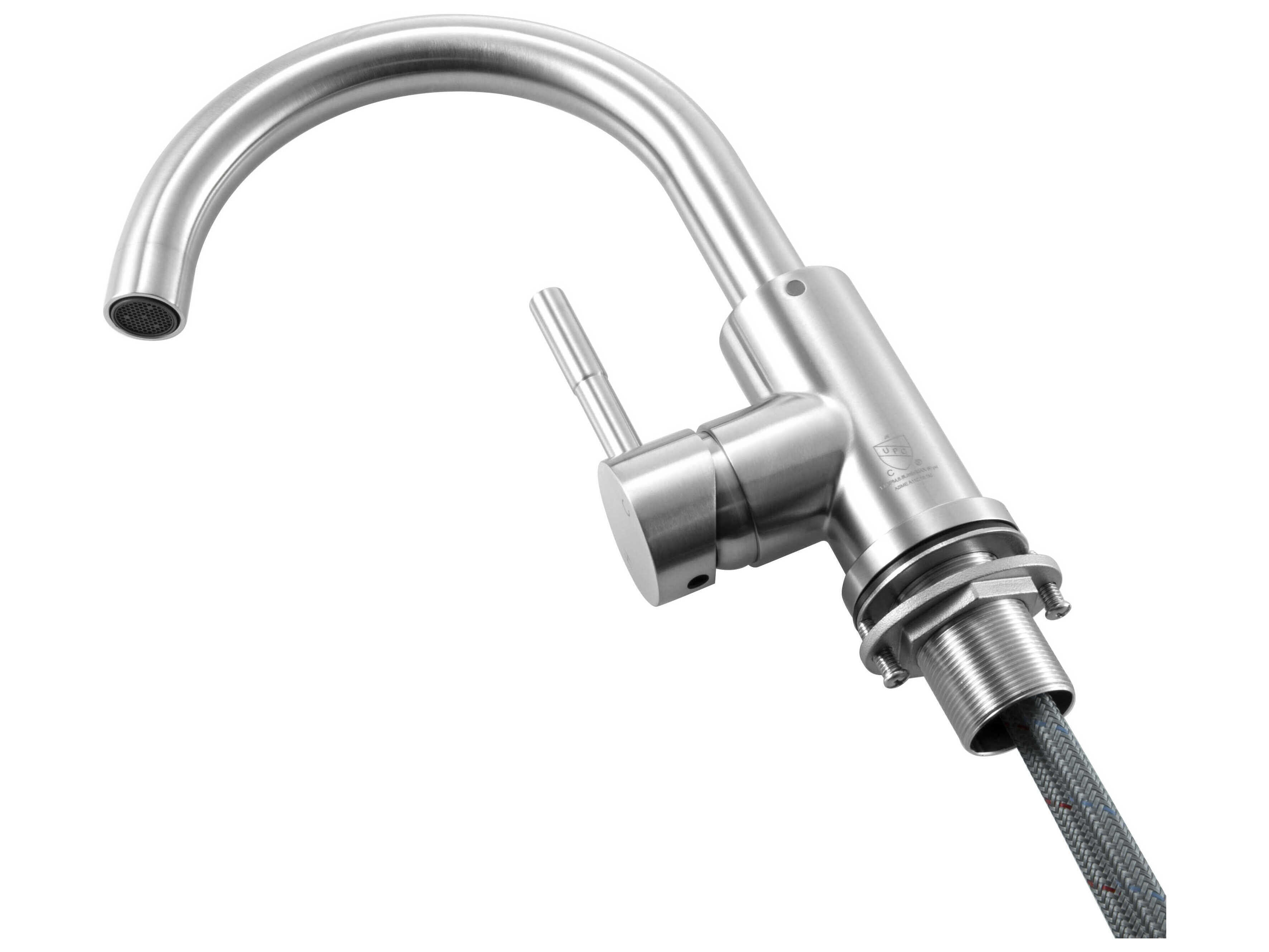 Elegant Lighting Louis Brushed Nickel Bathroom Faucet