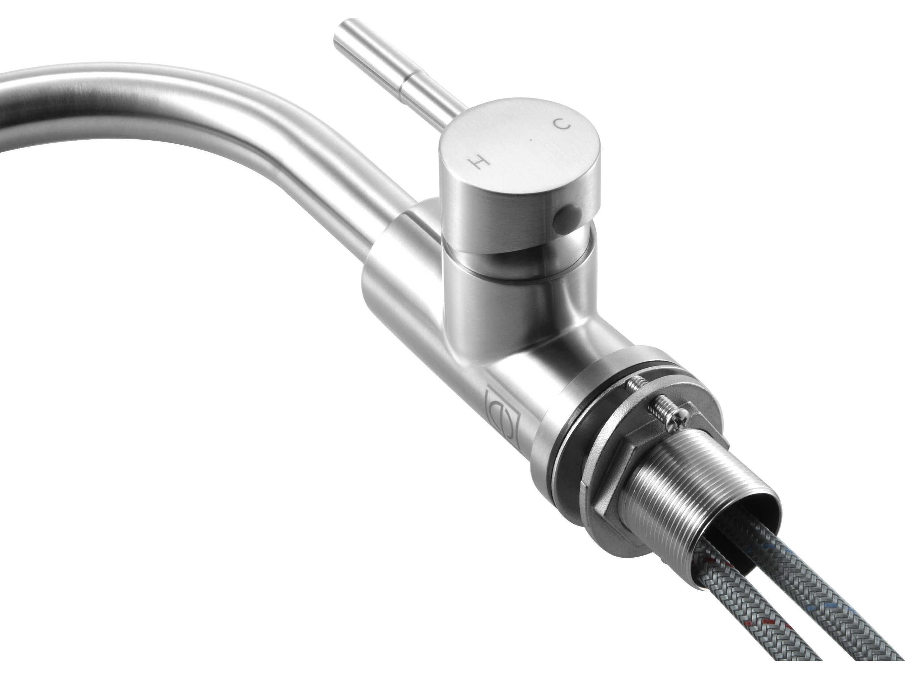 Elegant Lighting Louis Brushed Nickel Bathroom Faucet