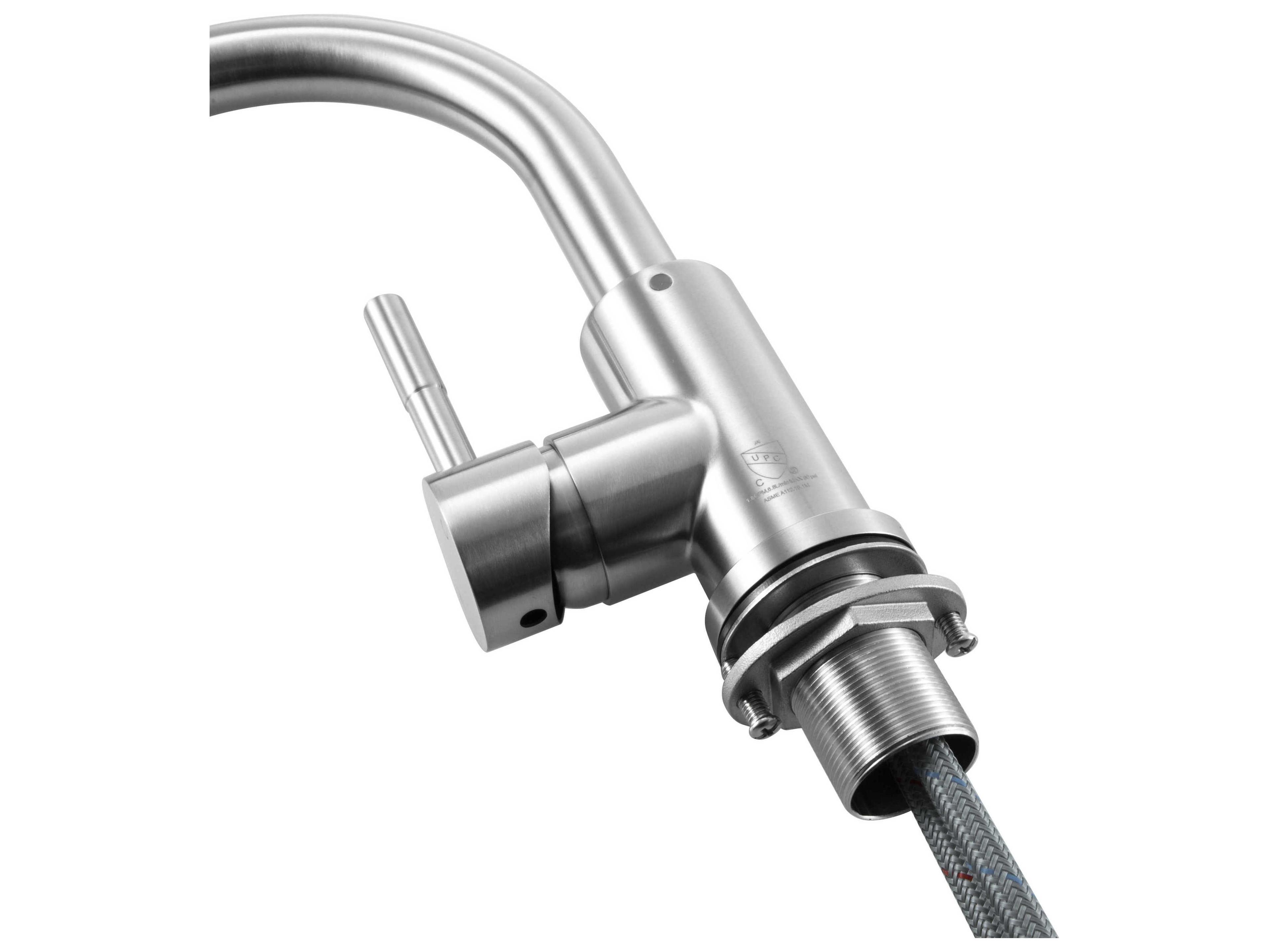 Elegant Lighting Louis Brushed Nickel Bathroom Faucet