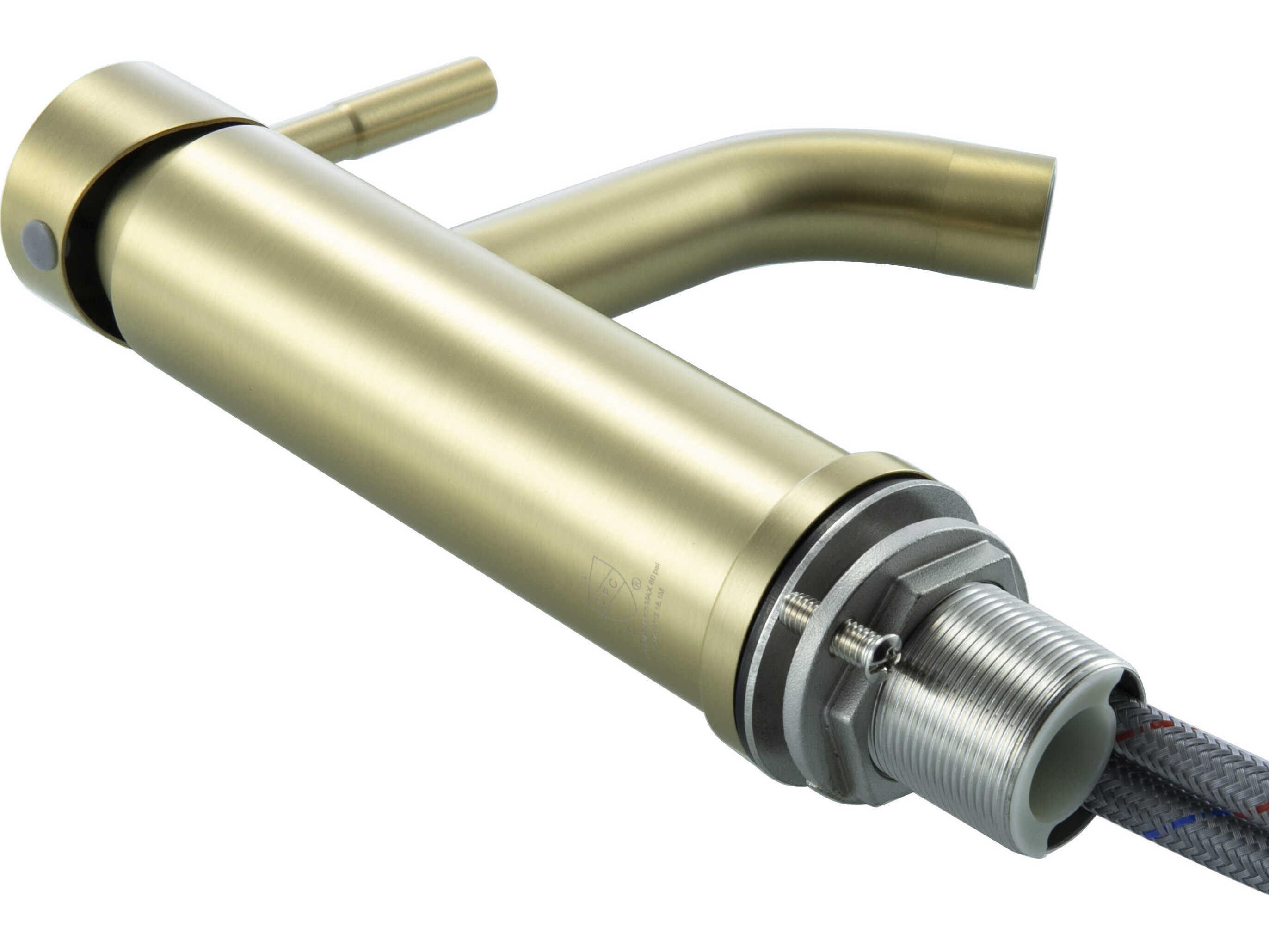 Elegant Lighting Victor Brushed Gold Bathroom Faucet