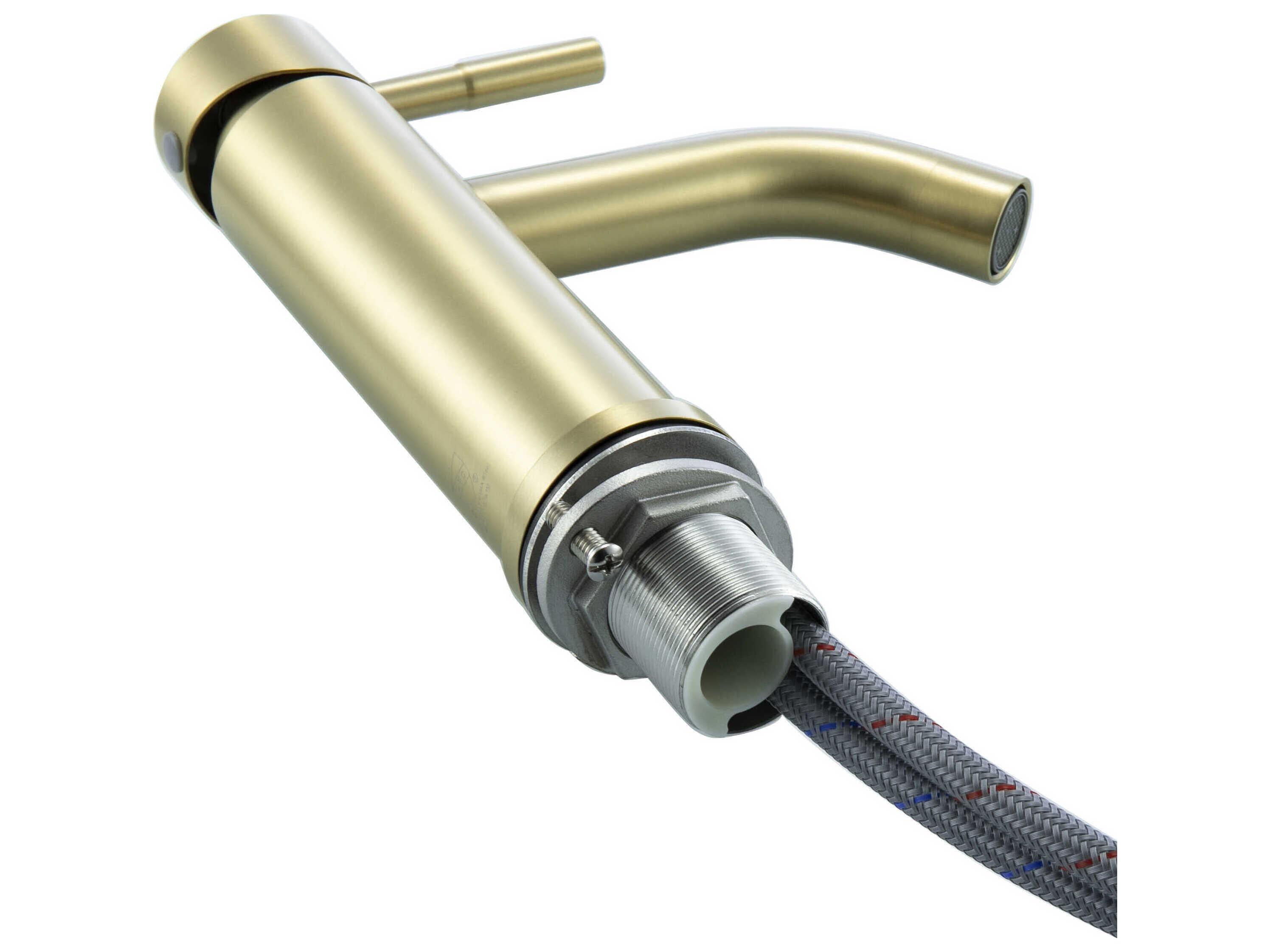 Elegant Lighting Victor Brushed Gold Bathroom Faucet