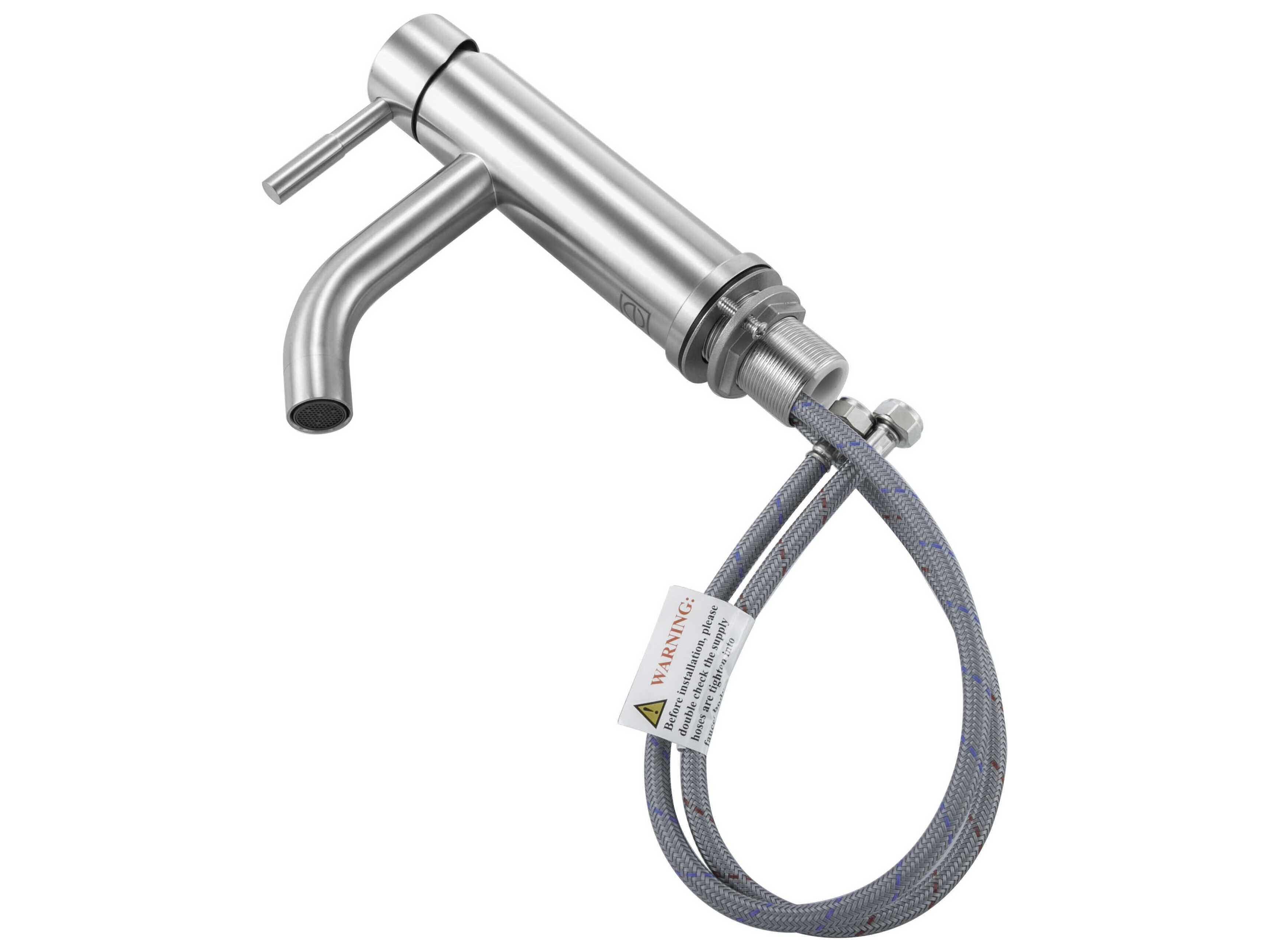 Elegant Lighting Victor Brushed Nickel Bathroom Faucet