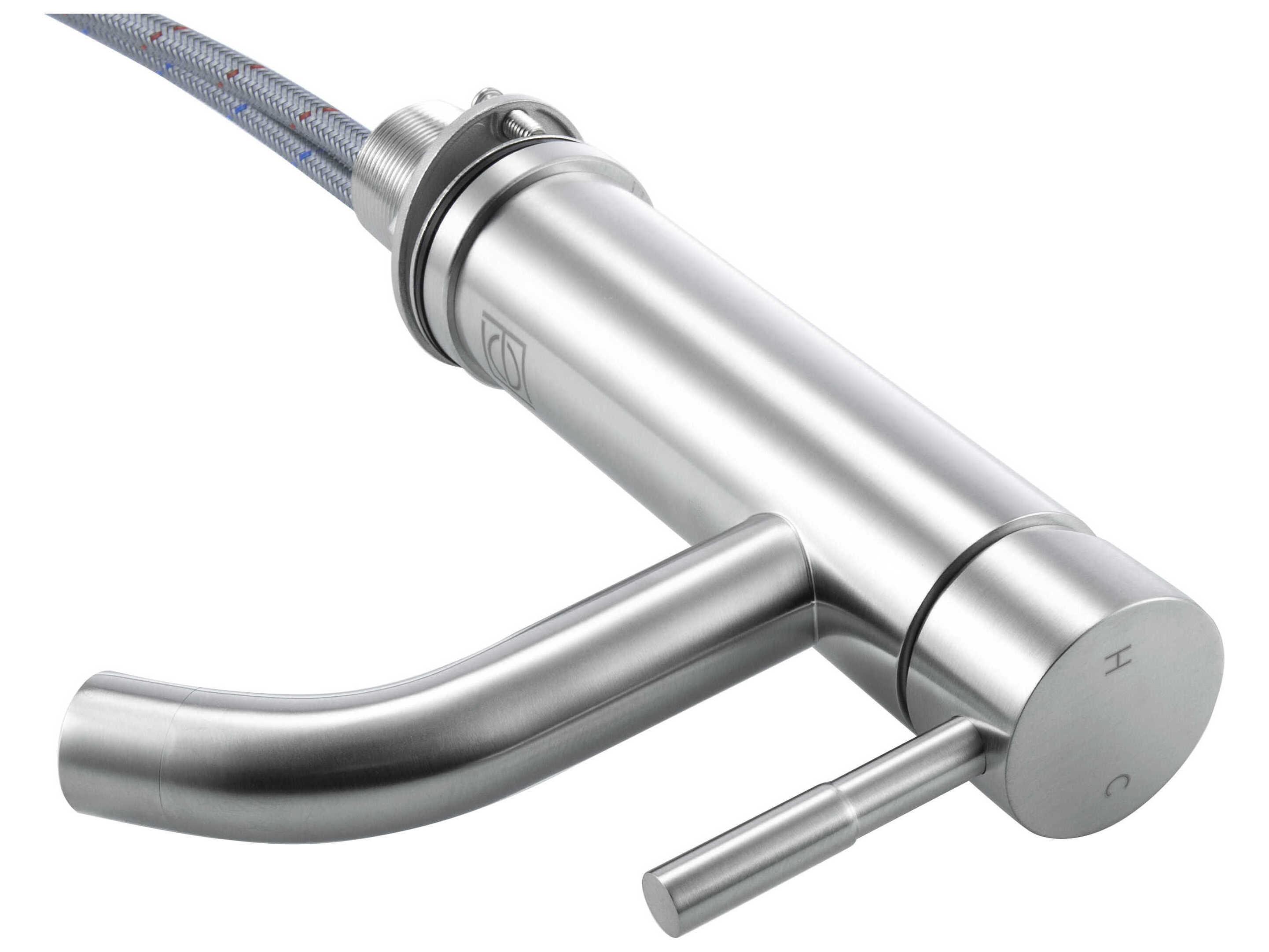 Elegant Lighting Victor Brushed Nickel Bathroom Faucet