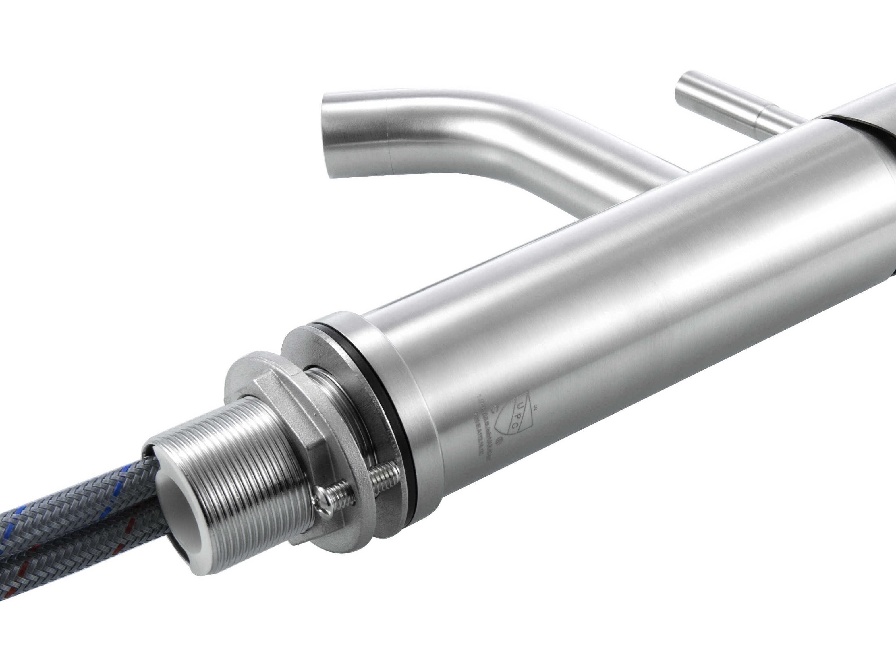 Elegant Lighting Victor Brushed Nickel Bathroom Faucet