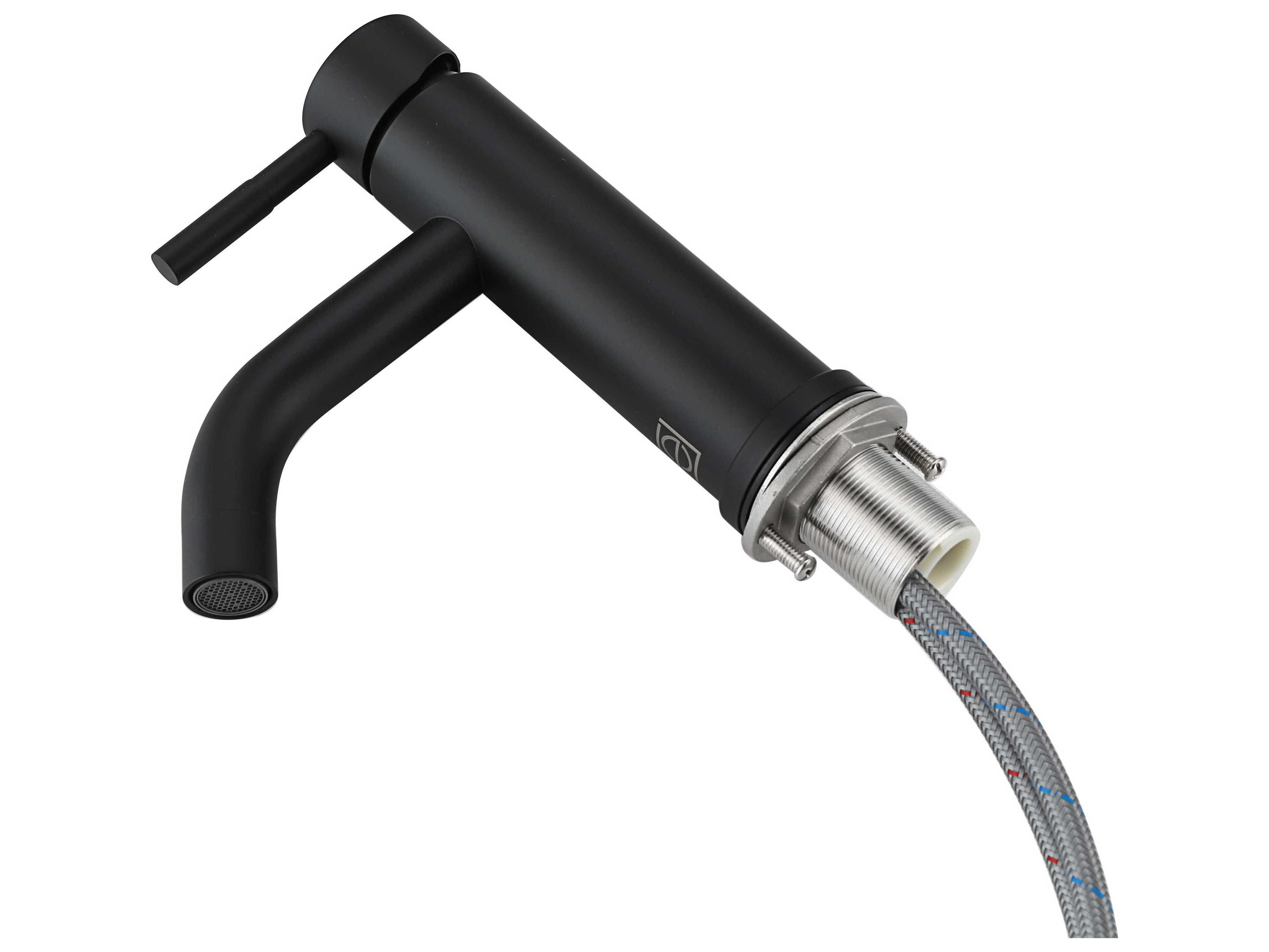 Elegant Lighting Victor Matte Black Bathroom Faucet