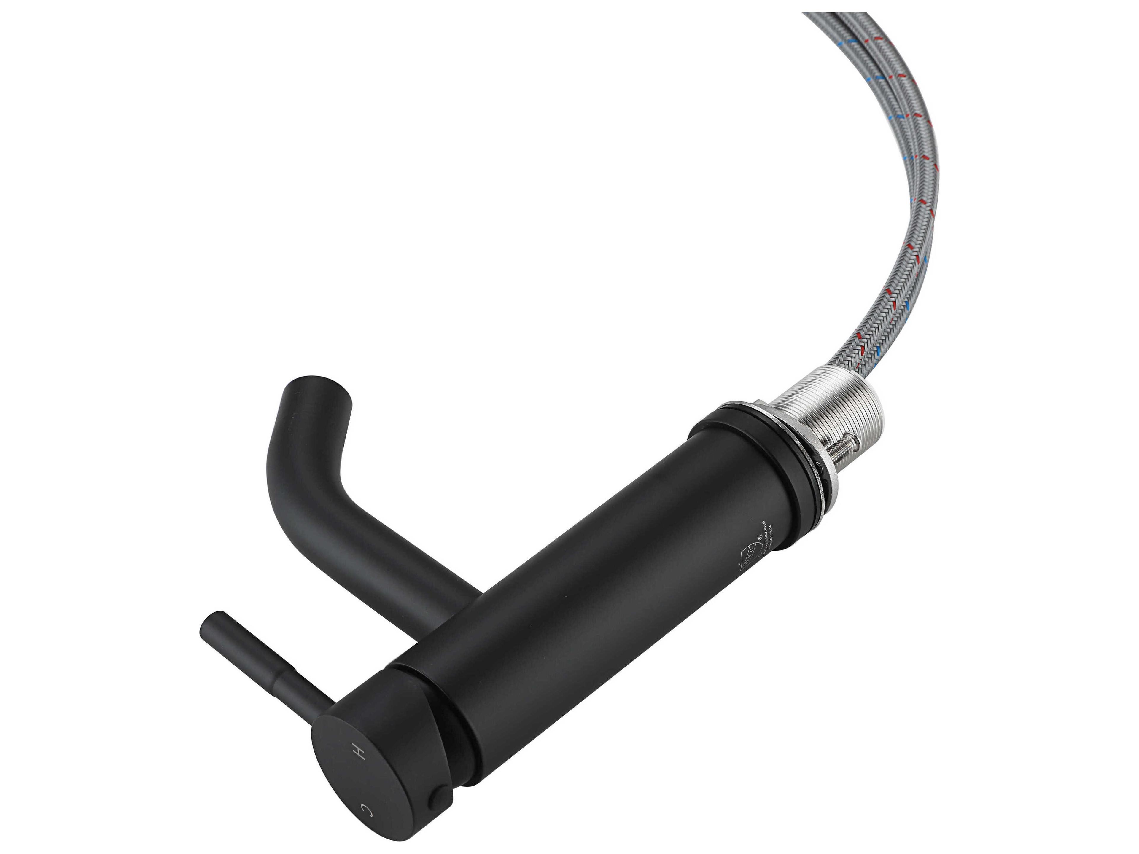 Elegant Lighting Victor Matte Black Bathroom Faucet