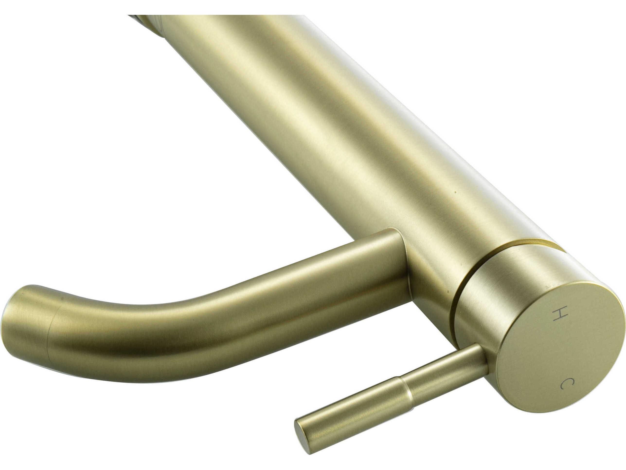 Elegant Lighting Victor Brushed Gold Bathroom Faucet