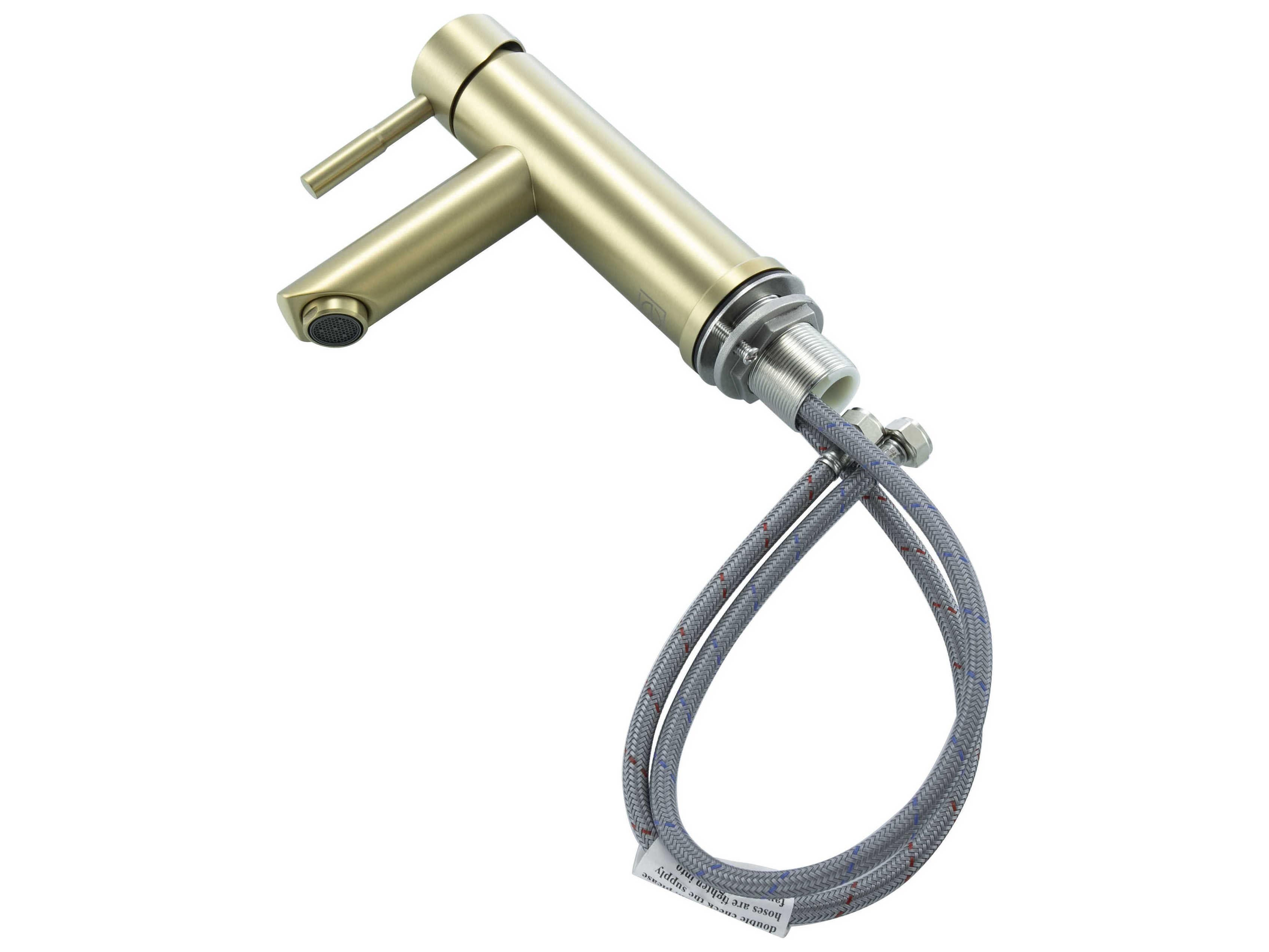 Elegant Lighting Mia Brushed Gold Bathroom Faucet