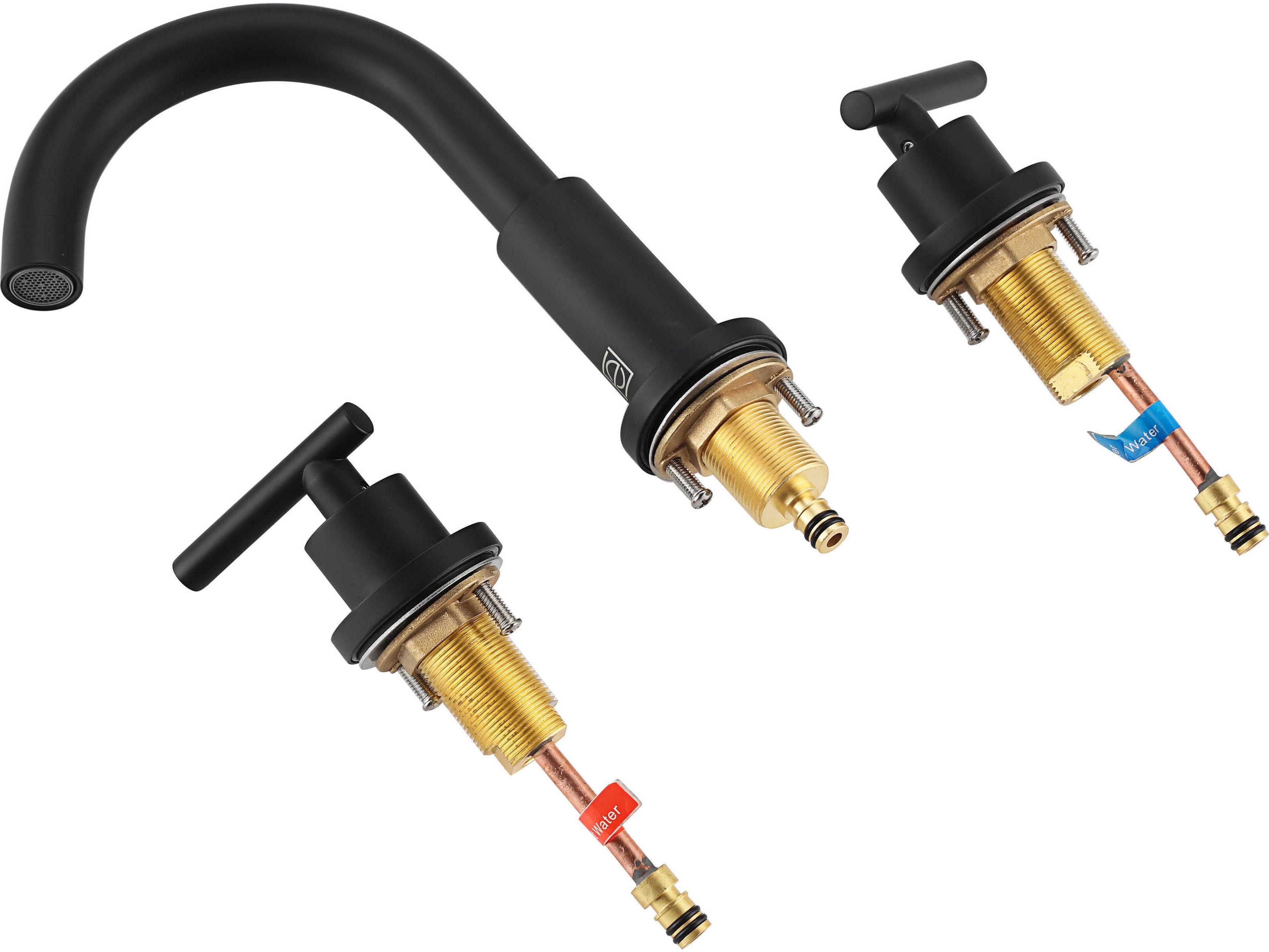 Elegant Lighting Leah Matte Black Bathroom Faucet