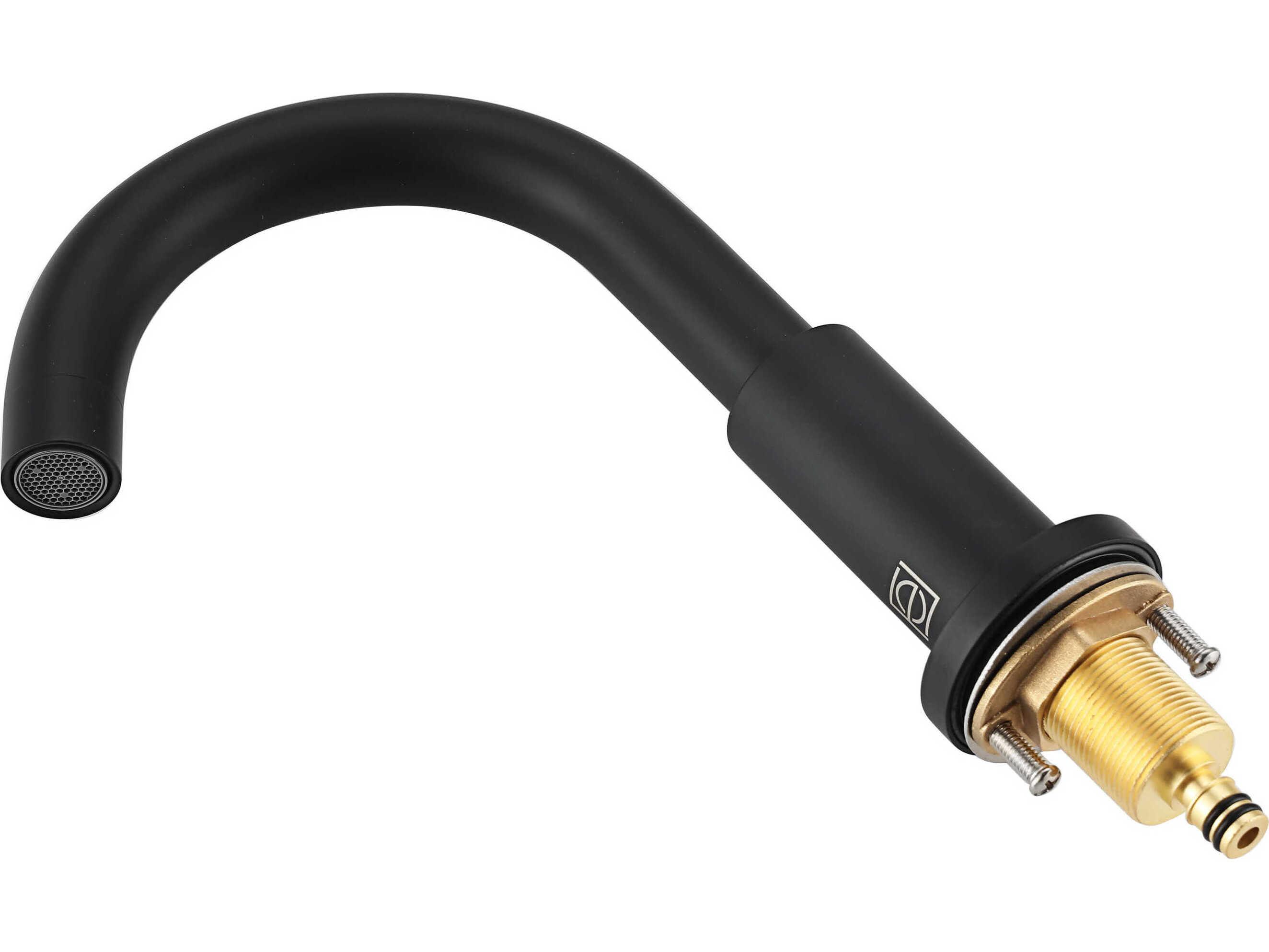 Elegant Lighting Leah Matte Black Bathroom Faucet