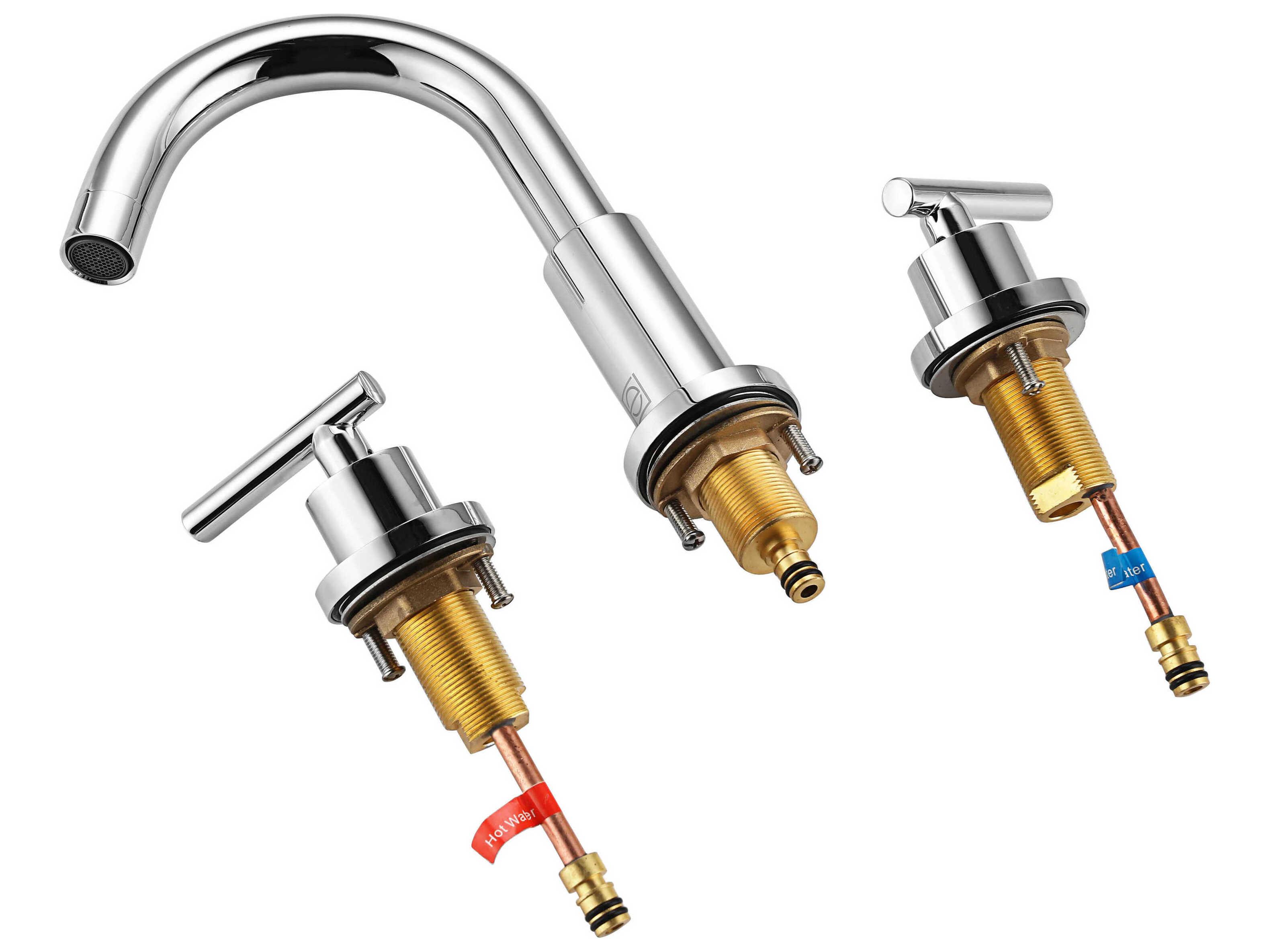 Elegant Lighting Leah Chrome Bathroom Faucet