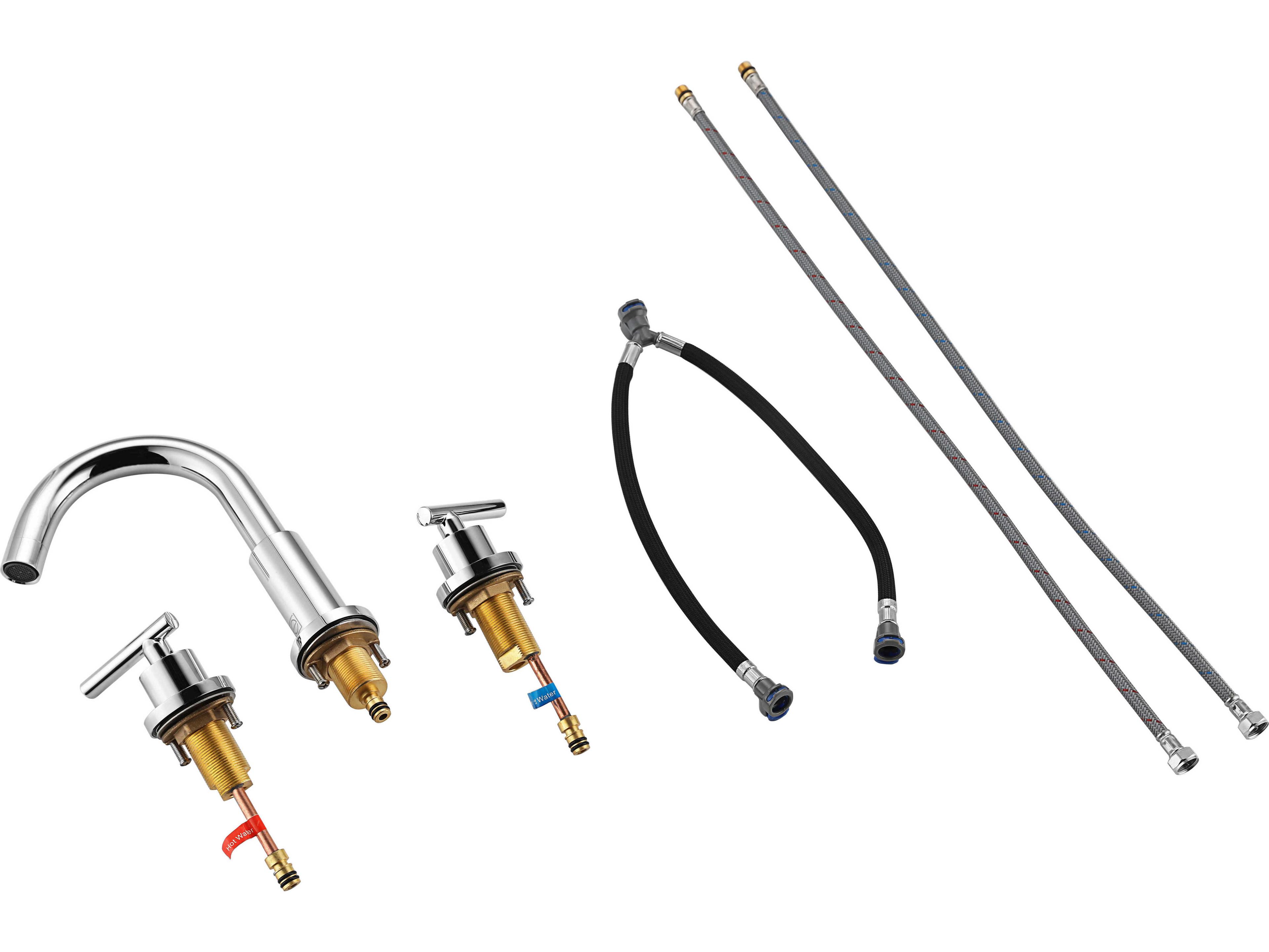 Elegant Lighting Leah Chrome Bathroom Faucet