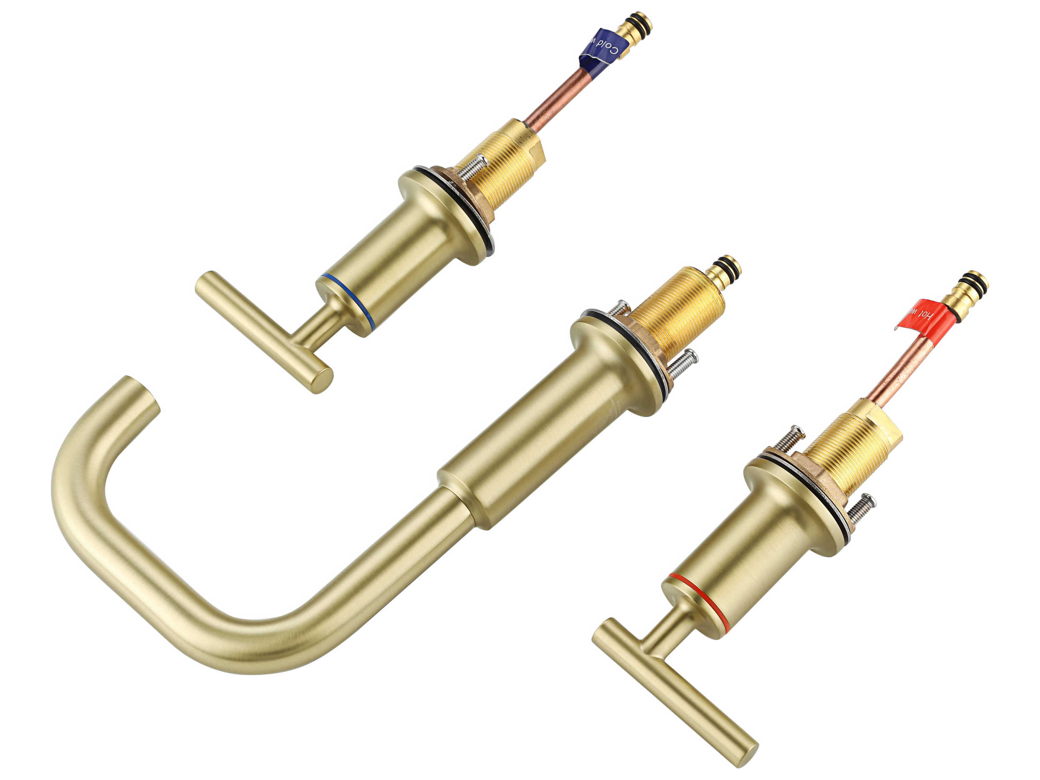 Elegant Lighting Tobias Brushed Gold Bathroom Faucet