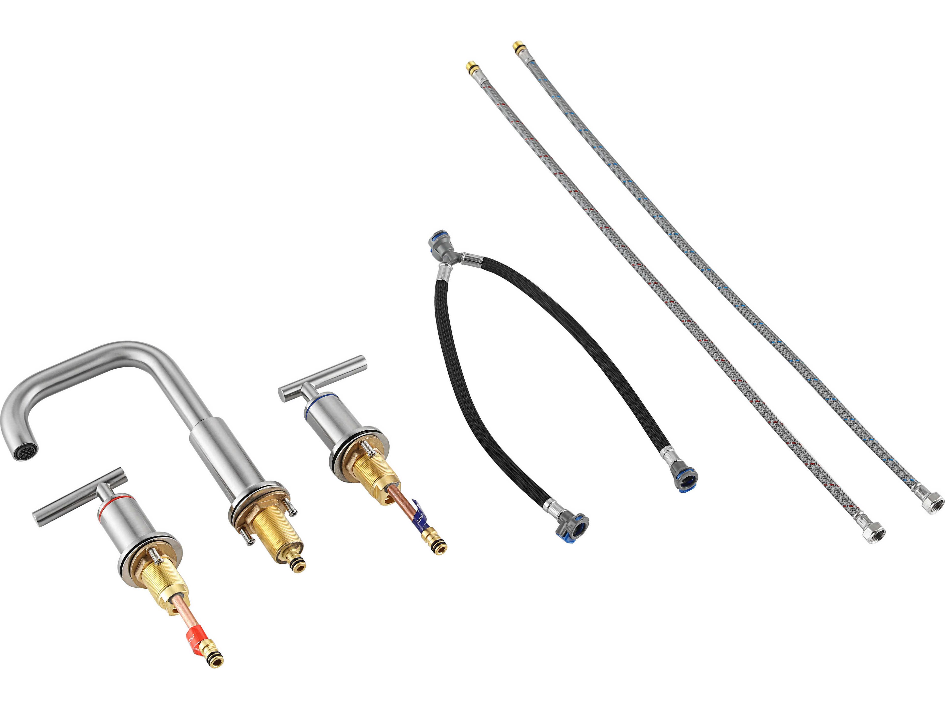 Elegant Lighting Tobias Brushed Nickel Bathroom Faucet