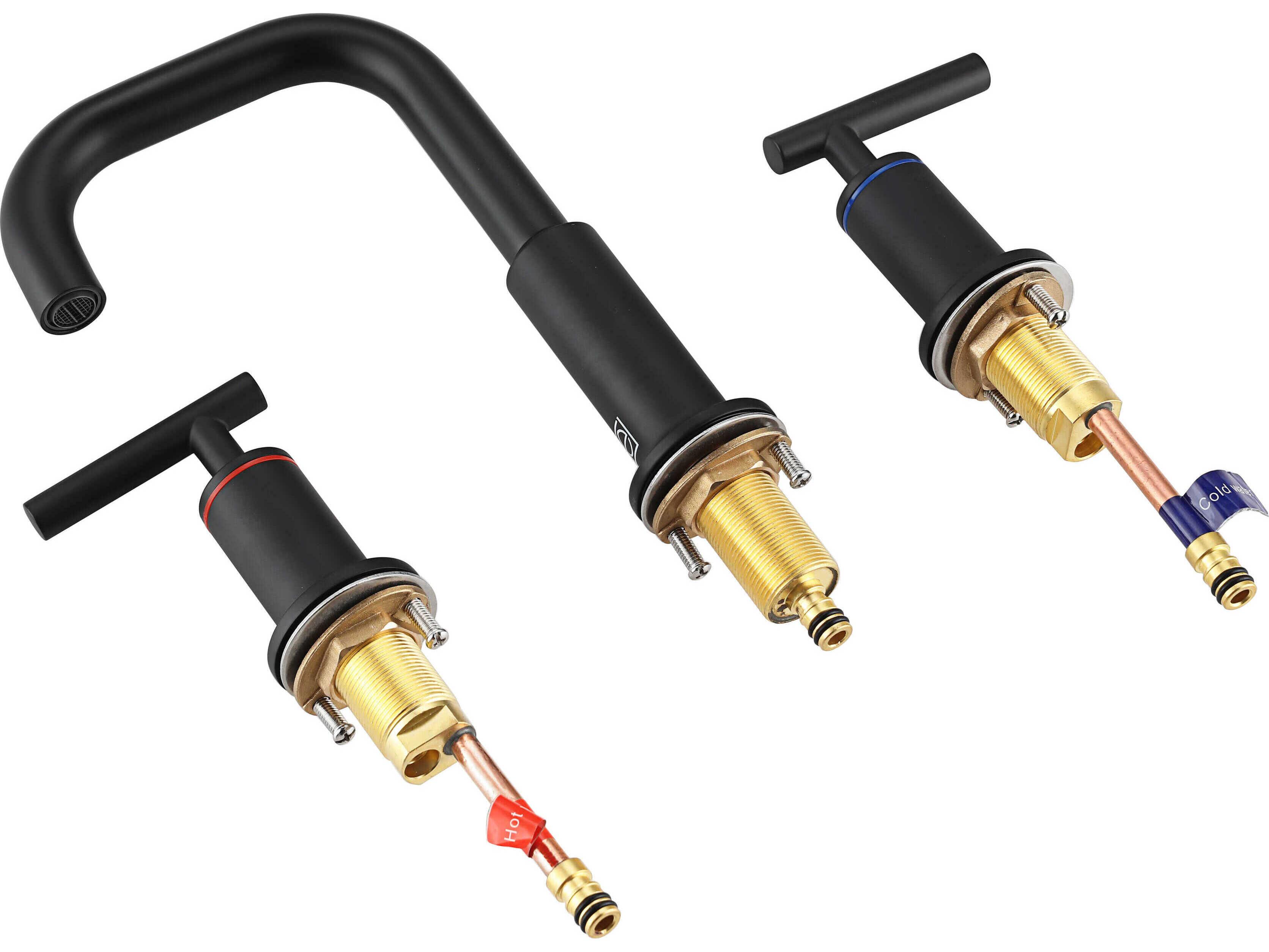 Elegant Lighting Tobias Matte Black Bathroom Faucet