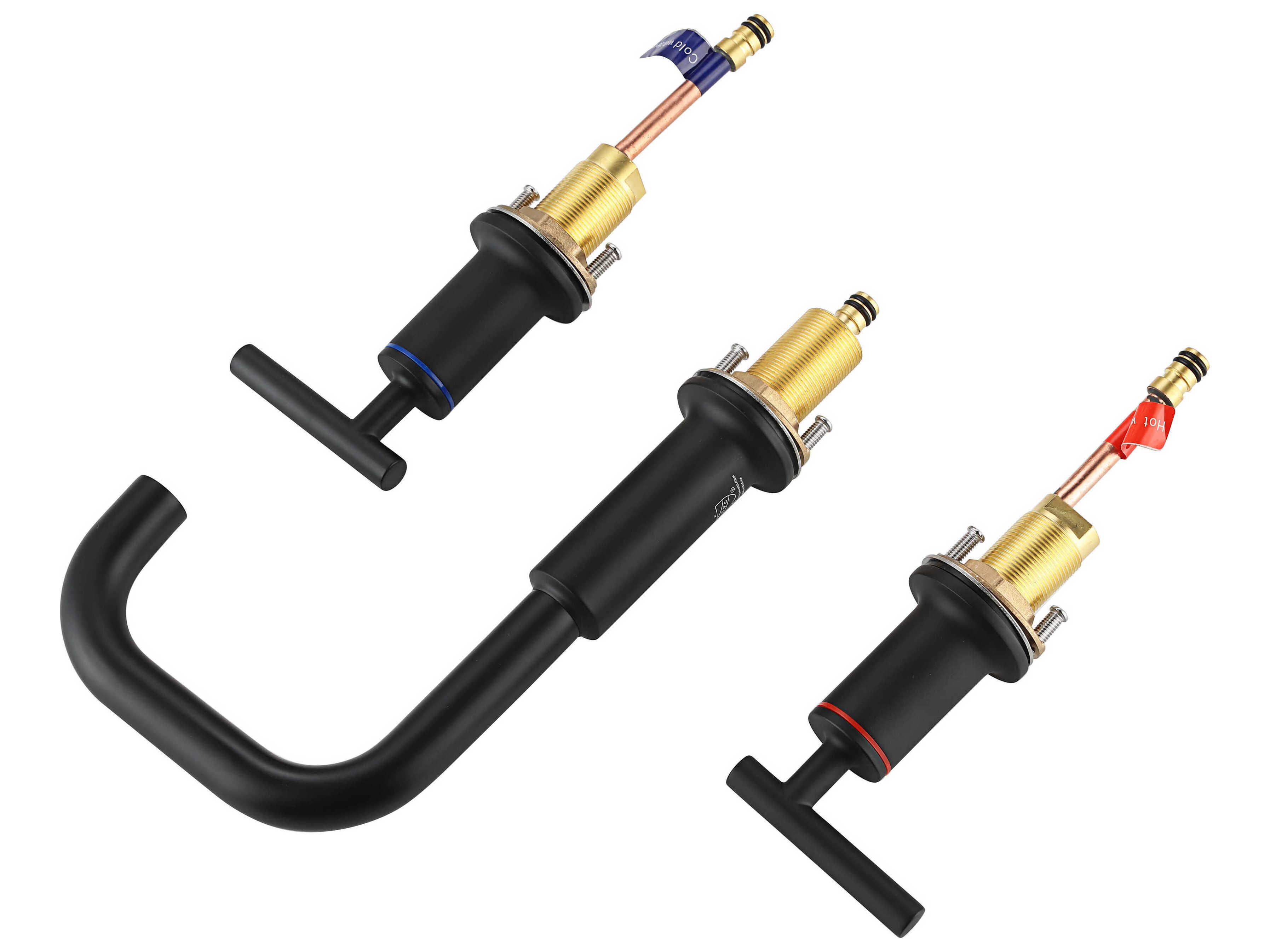 Elegant Lighting Tobias Matte Black Bathroom Faucet