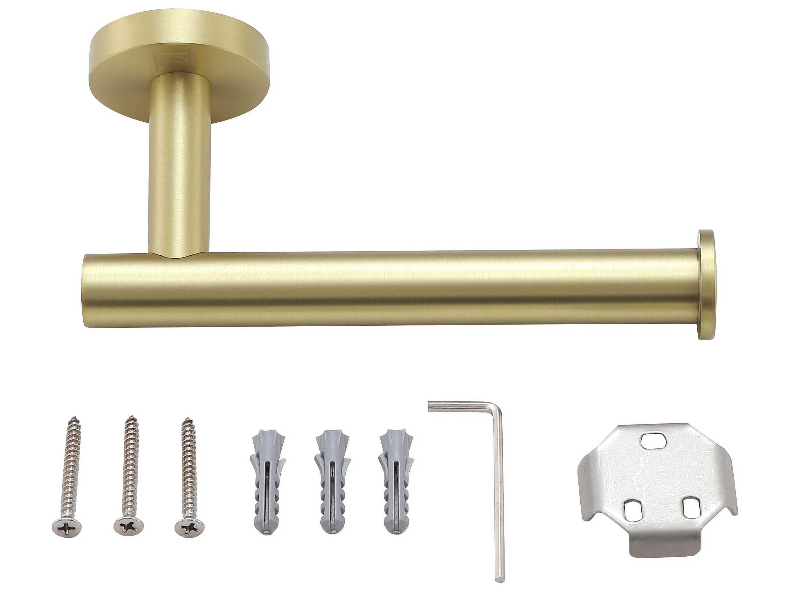 Elegant Lighting Alma Brushed Gold 2-Piece Bathroom Hardware Set