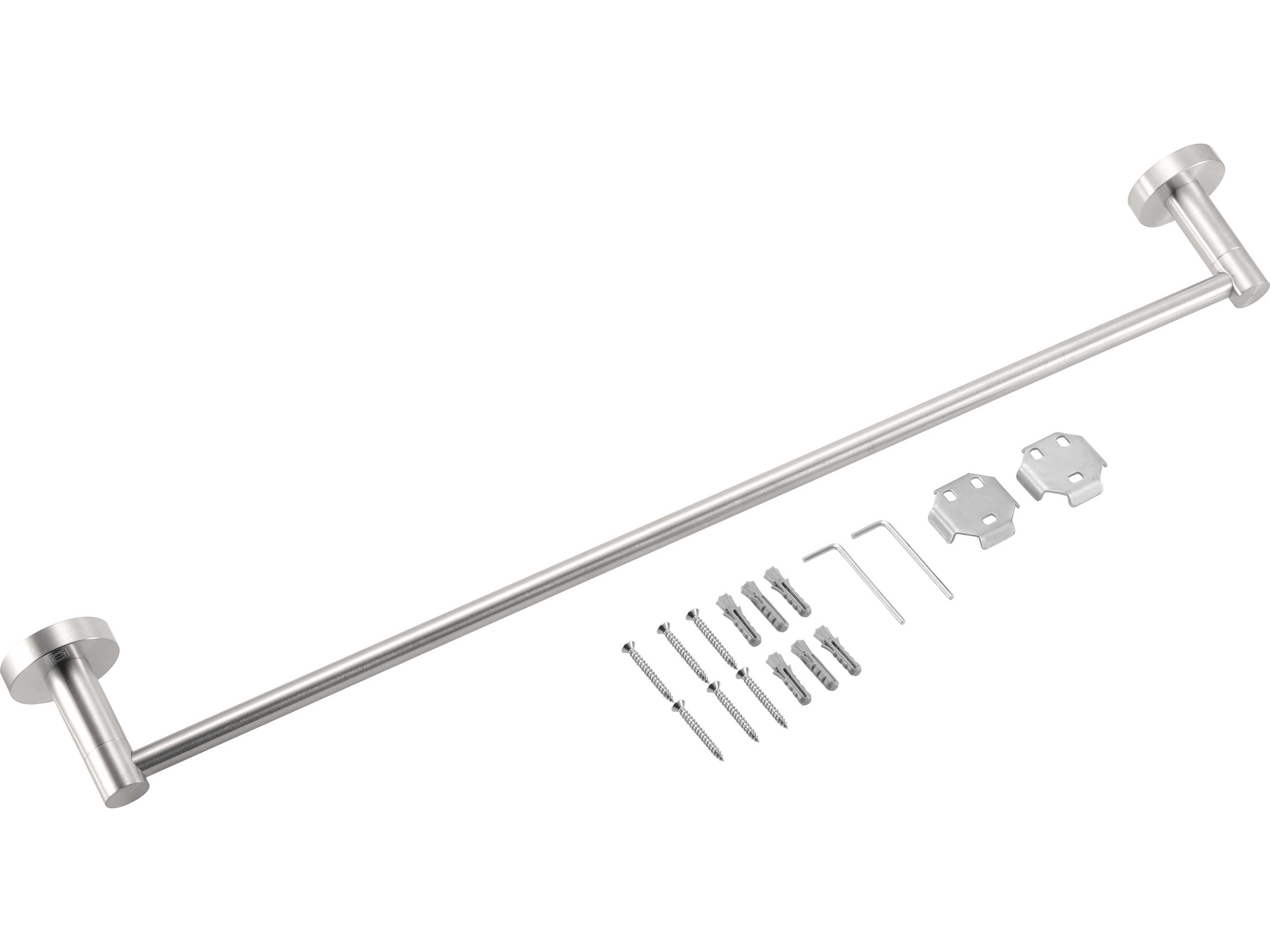 Elegant Lighting Alma Brushed Nickel 2-Piece Bathroom Hardware Set