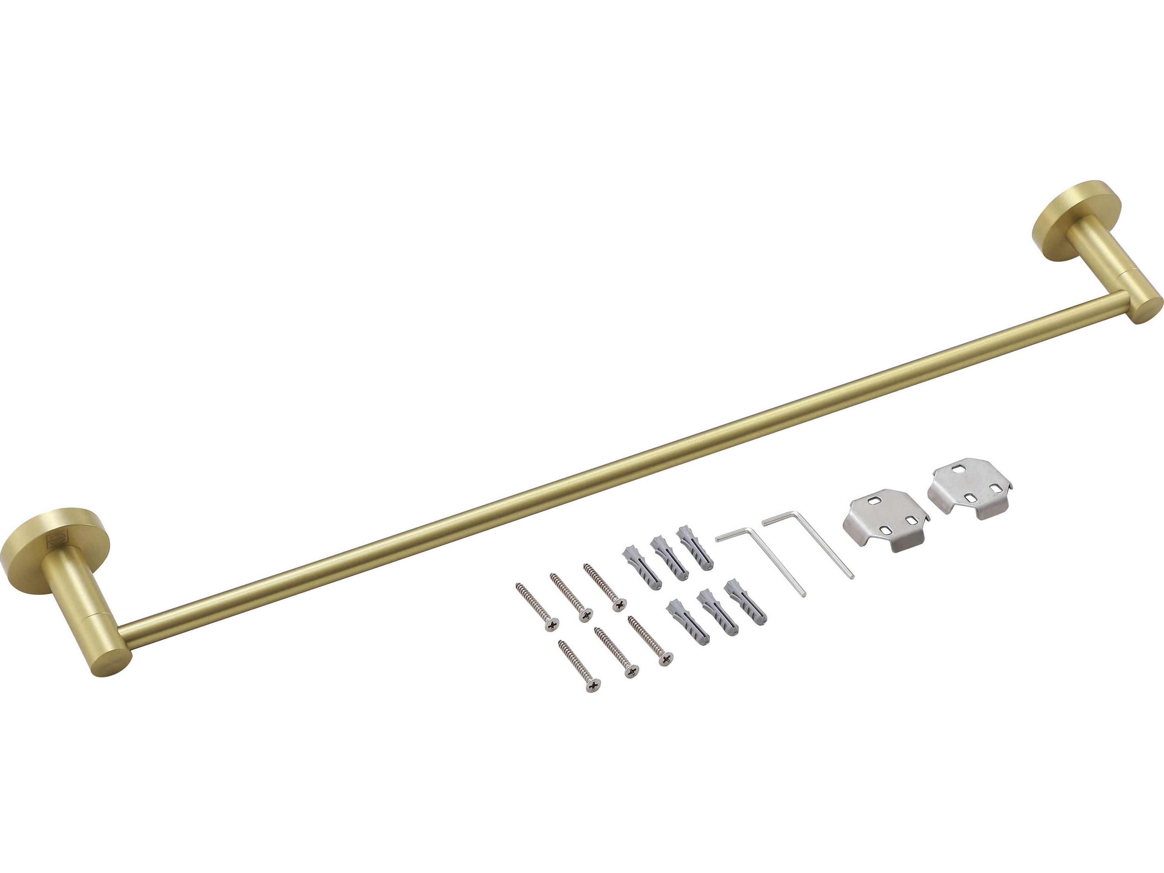 Elegant Lighting Freya Brushed Gold 3-Piece Bathroom Hardware Set