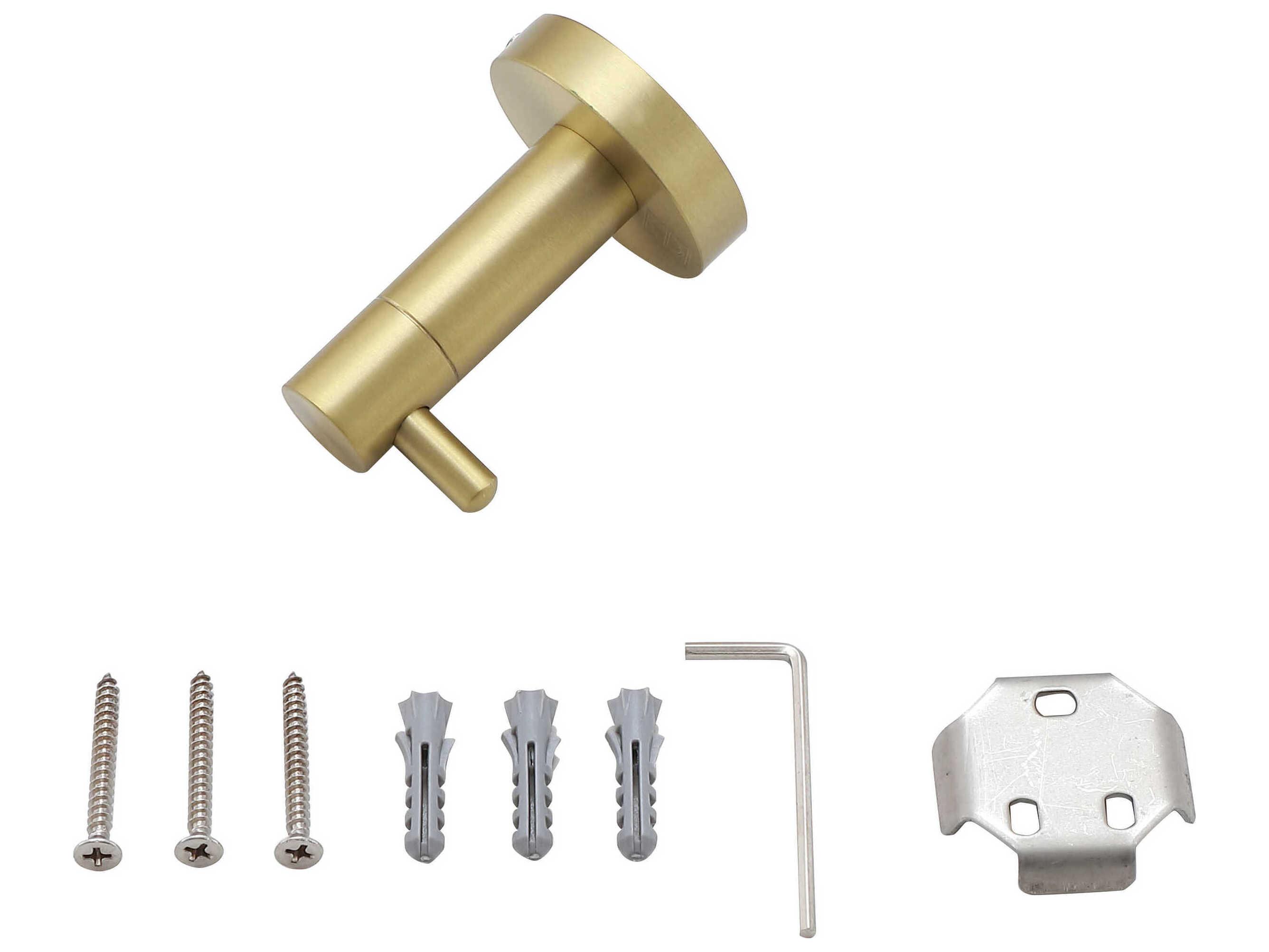 Elegant Lighting Freya Brushed Gold 3-Piece Bathroom Hardware Set