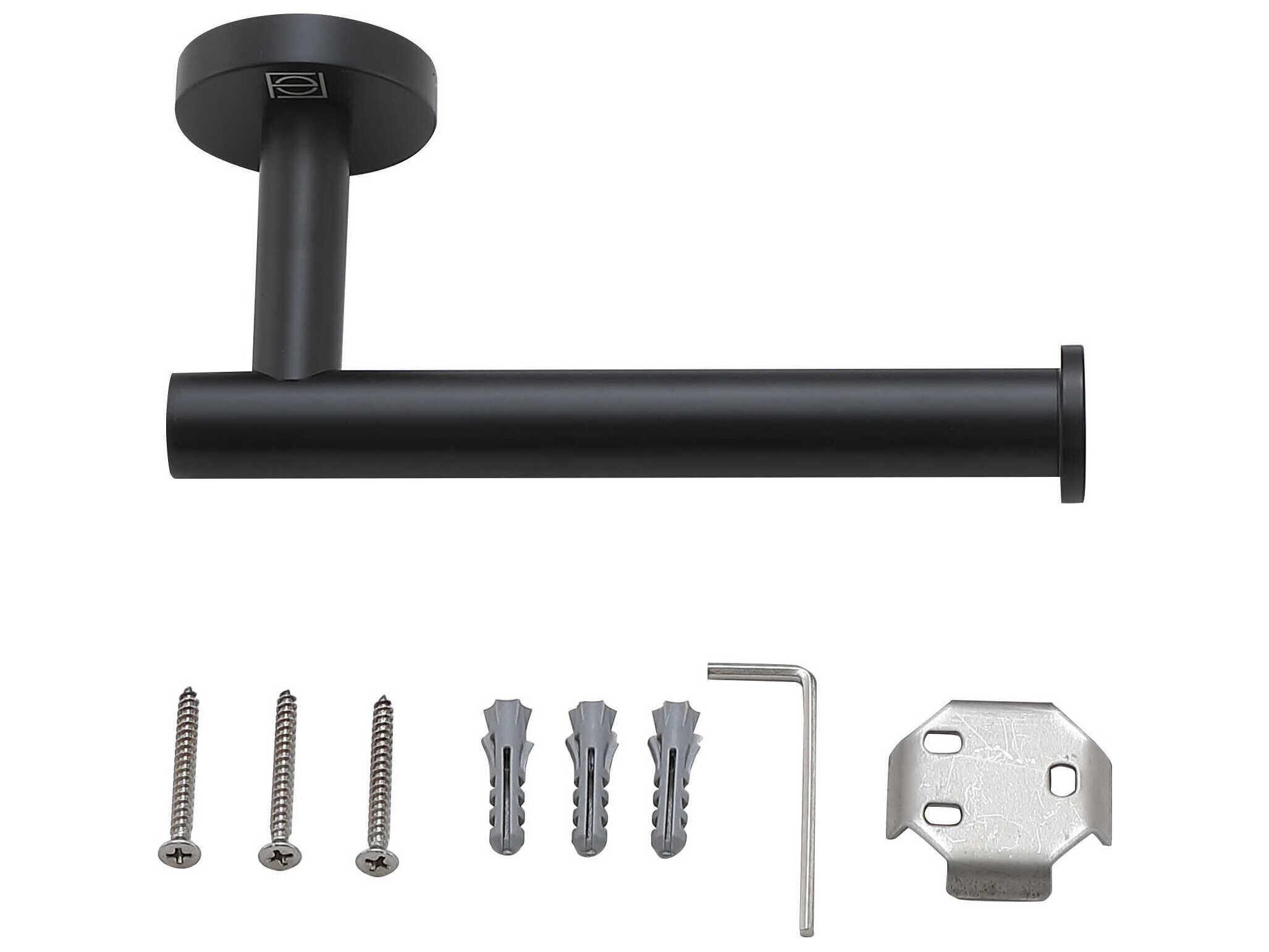 Elegant Lighting Freya Matte Black 3-Piece Bathroom Hardware Set