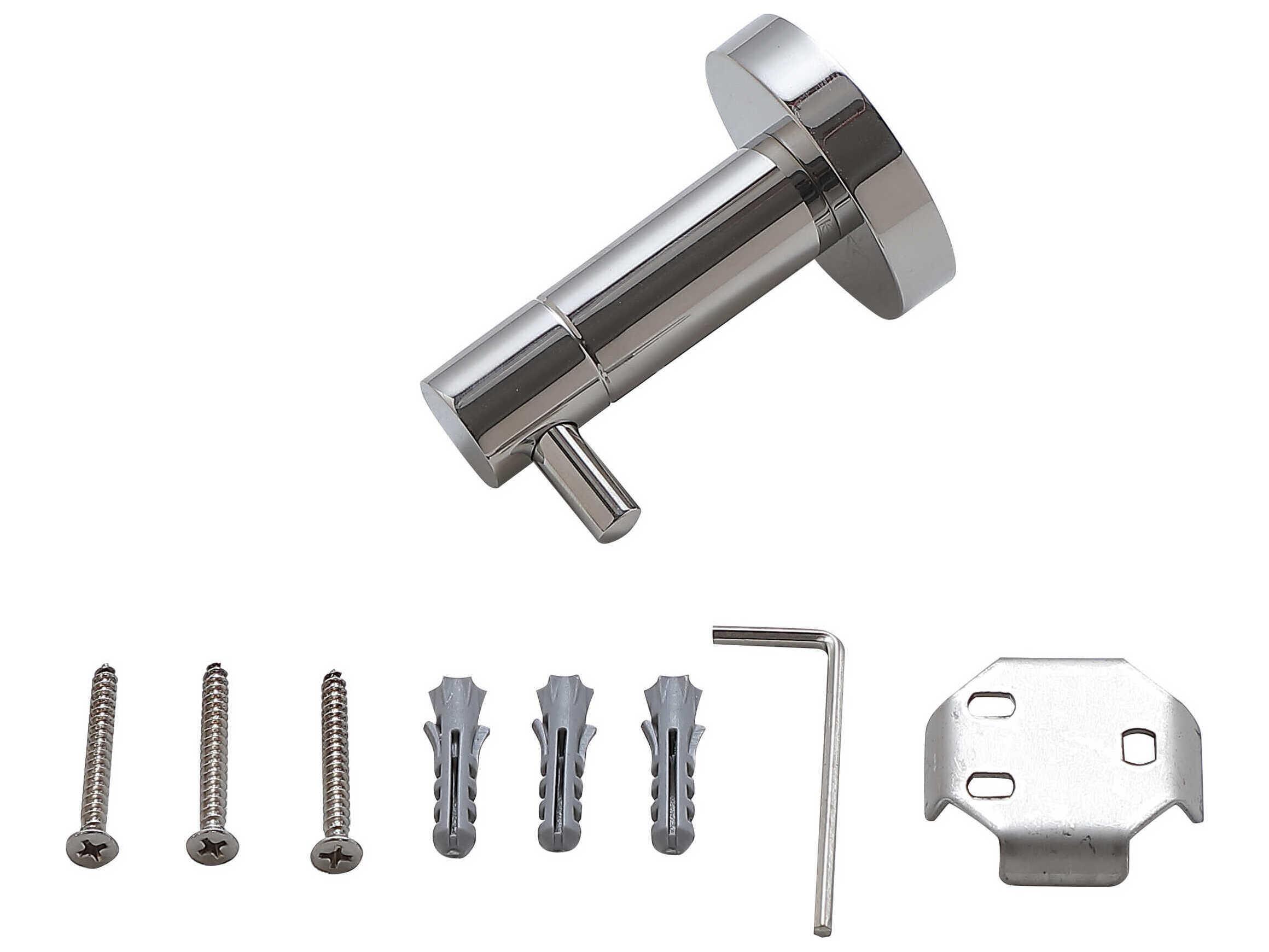 Elegant Lighting Freya Chrome 3-Piece Bathroom Hardware Set