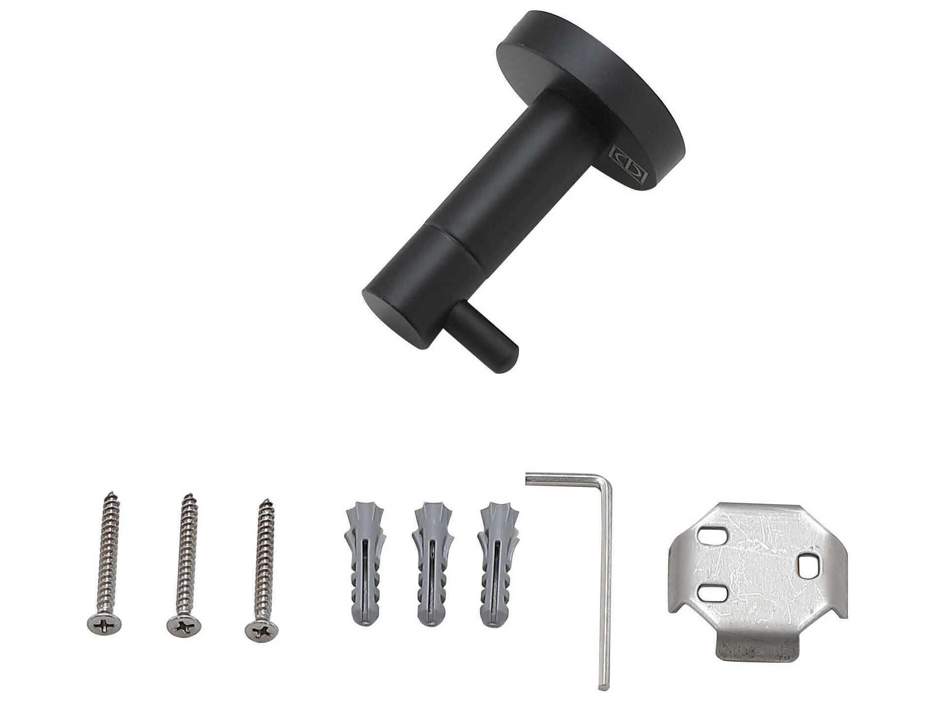 Elegant Lighting Freya Matte Black 4-Piece Bathroom Hardware Set