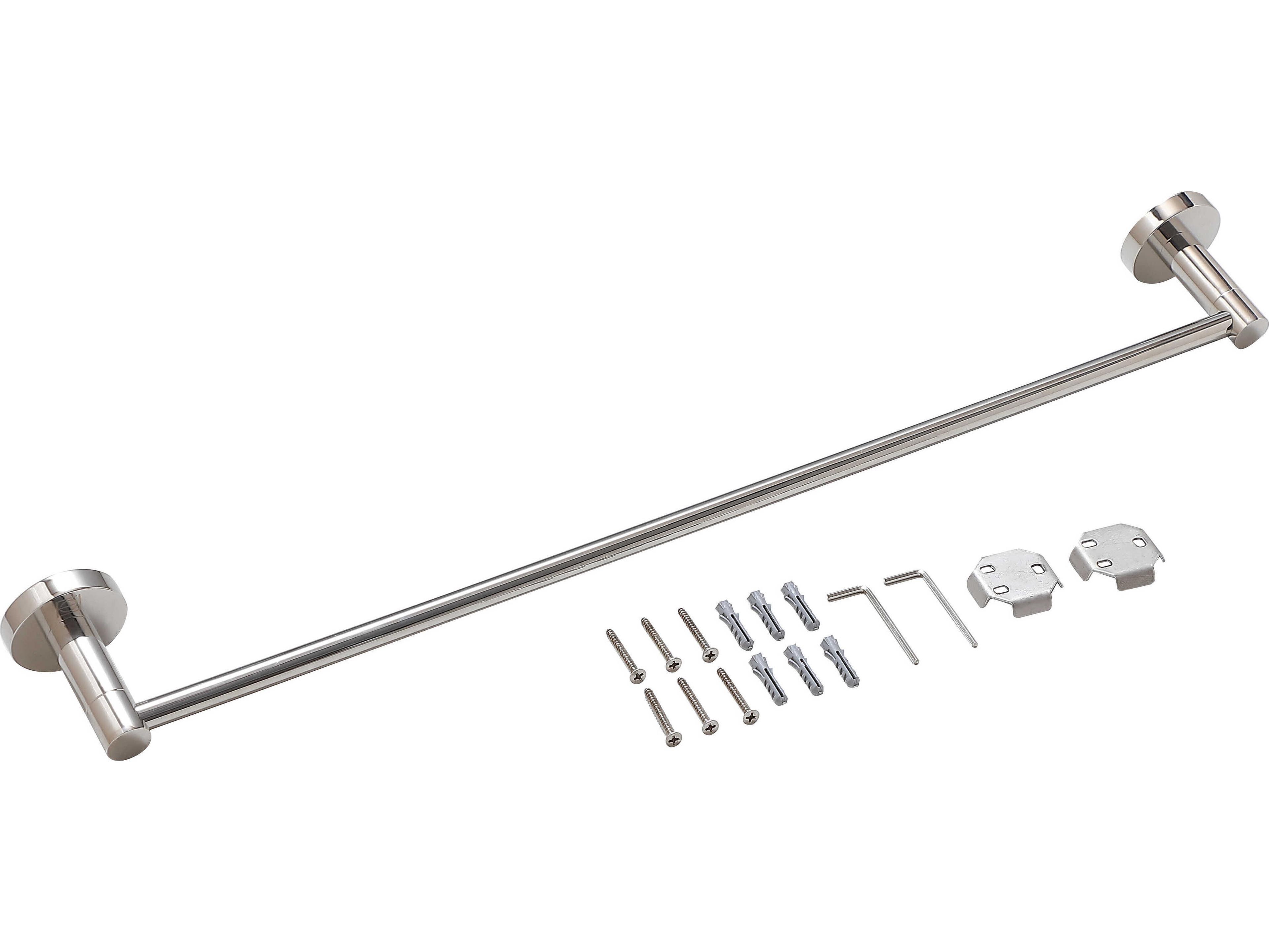 Elegant Lighting Freya Chrome 4-Piece Bathroom Hardware Set