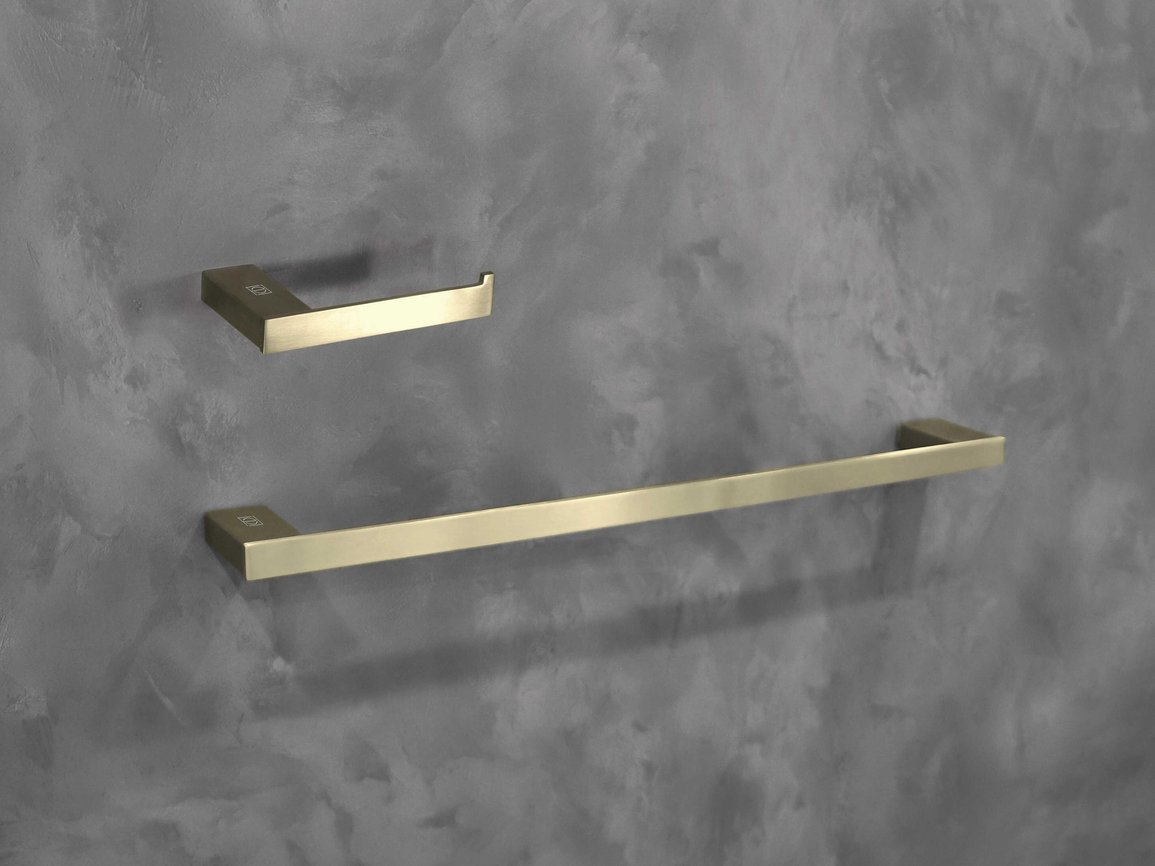 Elegant Lighting Sofia Brushed Gold 2-Piece Bathroom Hardware Set