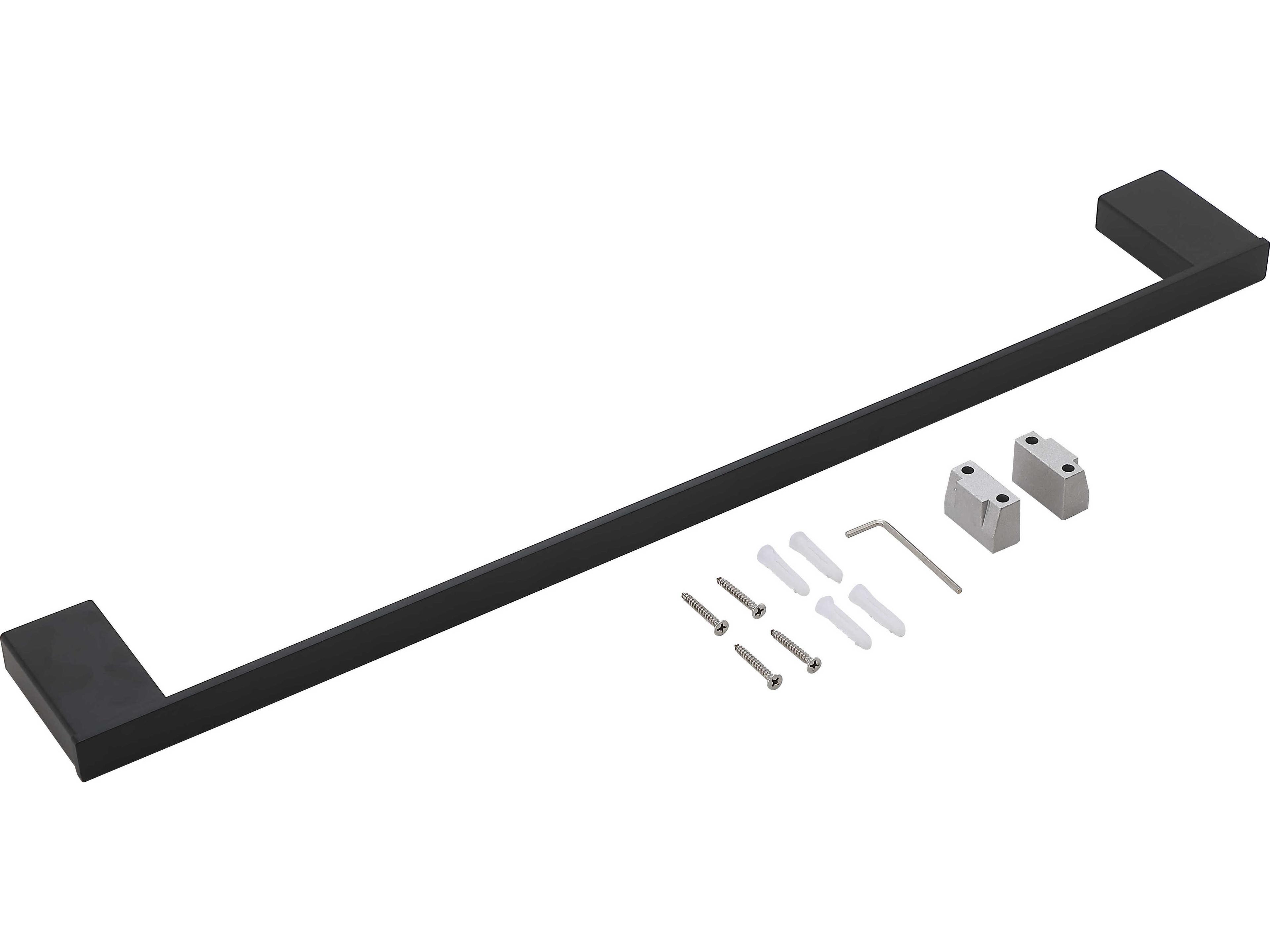 Elegant Lighting Sofia Matte Black 3-Piece Bathroom Hardware Set