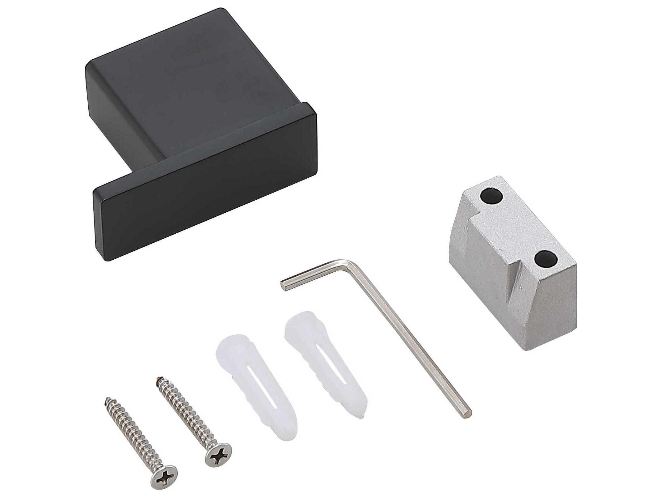 Elegant Lighting Sofia Matte Black 3-Piece Bathroom Hardware Set