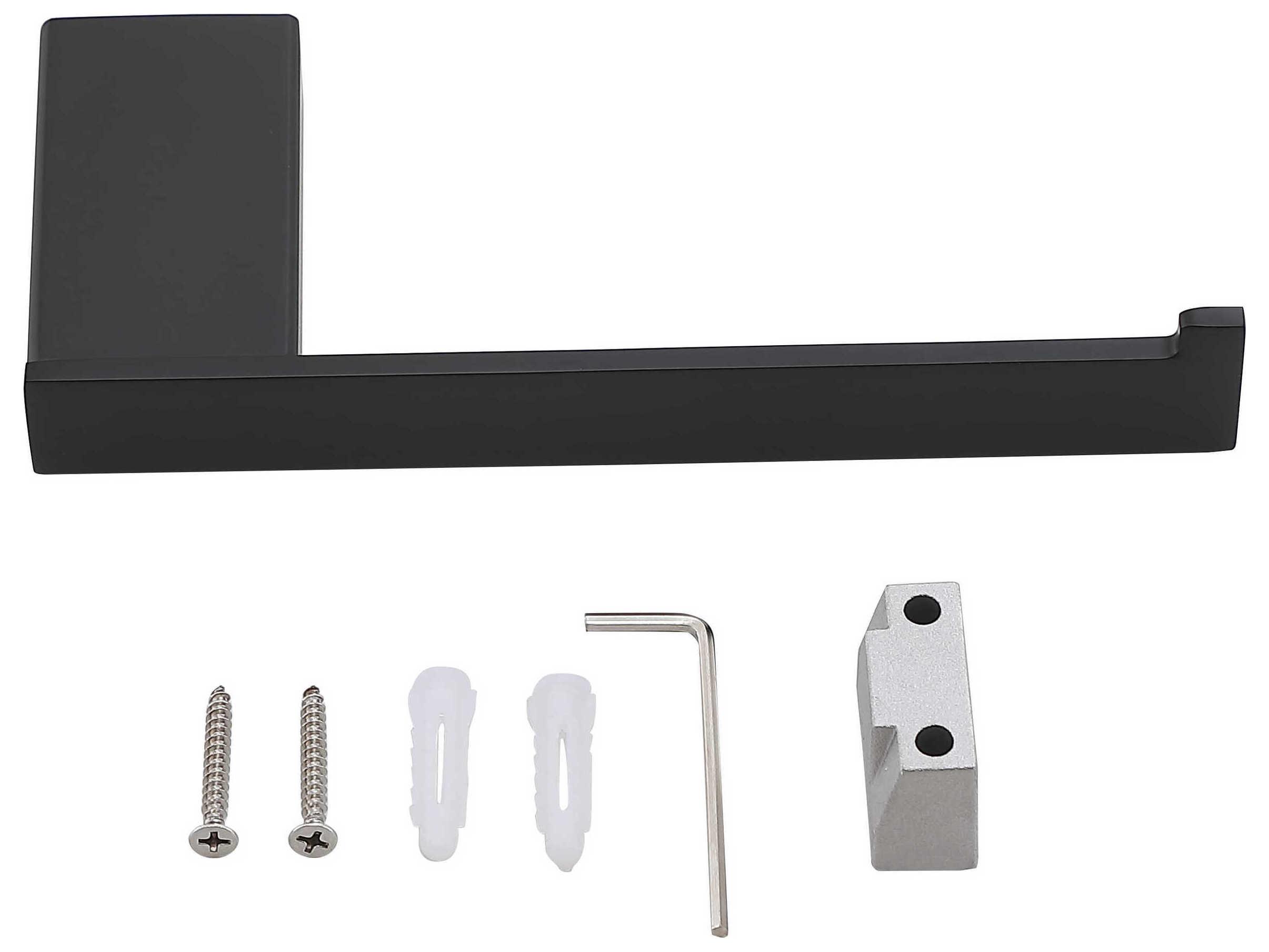 Elegant Lighting Sofia Matte Black 4-Piece Bathroom Hardware Set