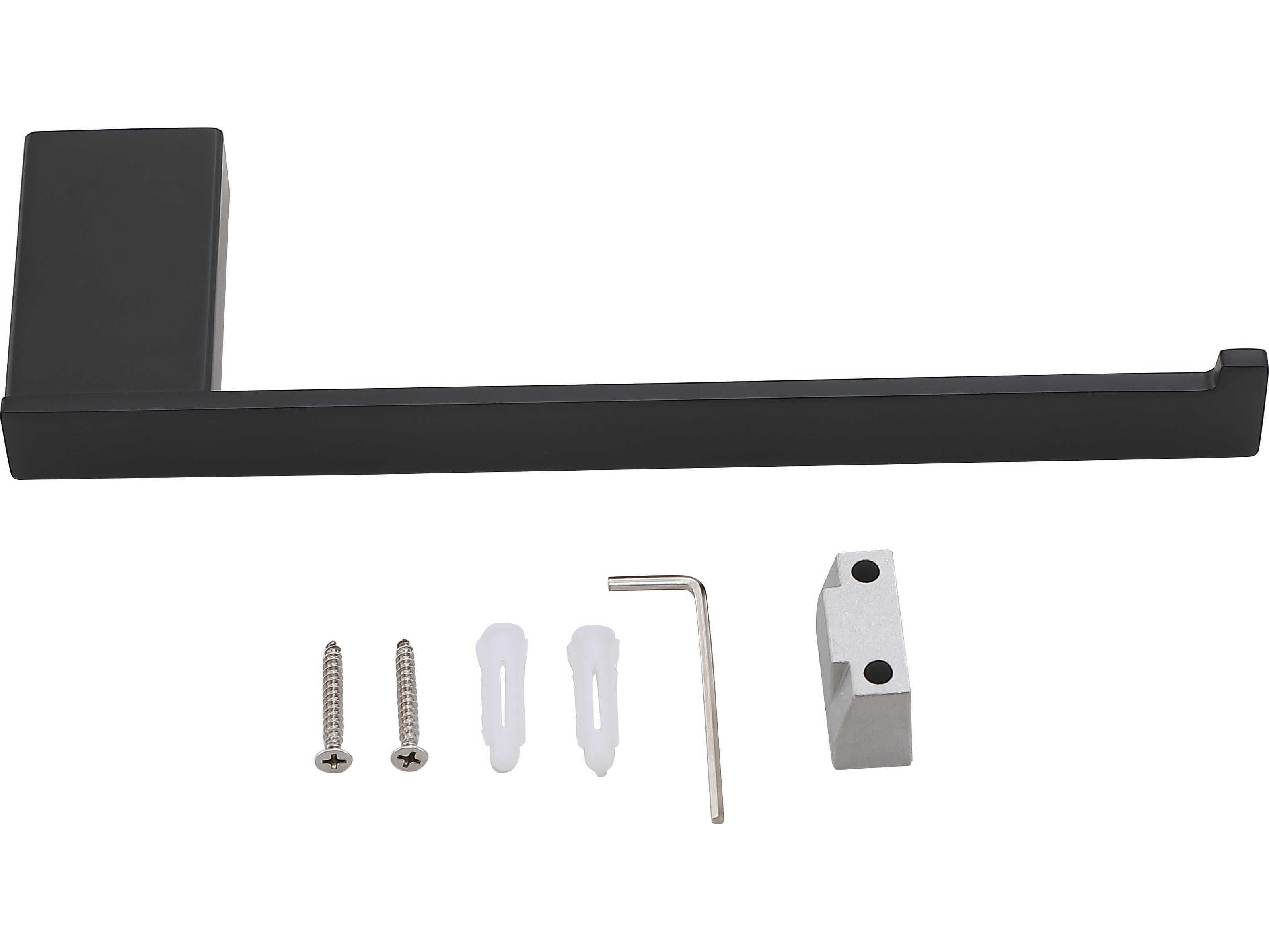 Elegant Lighting Sofia Matte Black 4-Piece Bathroom Hardware Set