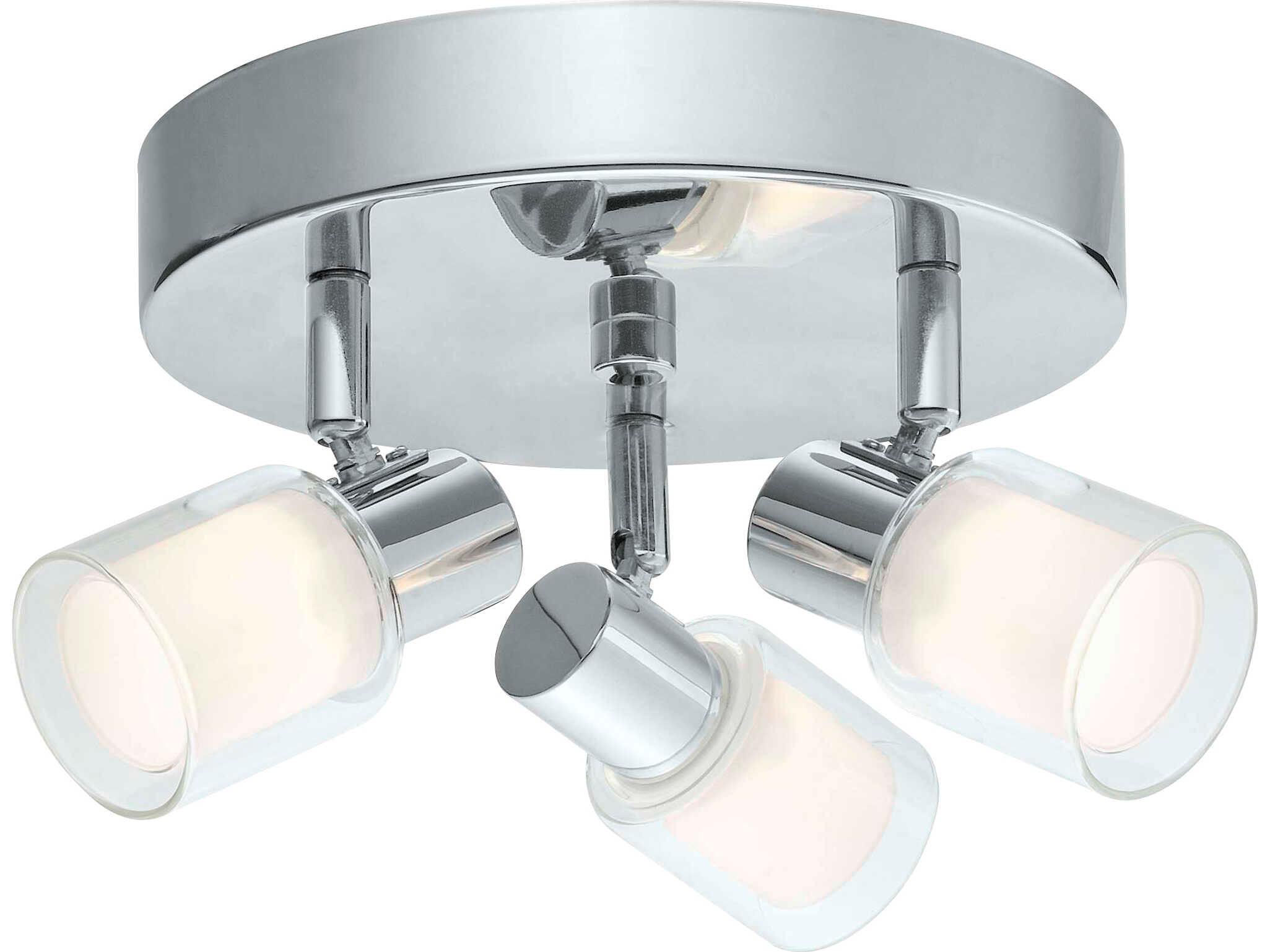 Eglo Salti 3-Light Chrome Semi Flush Mount