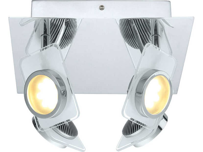 Eglo Tinnari 4-Light Chrome Track & Rail Light