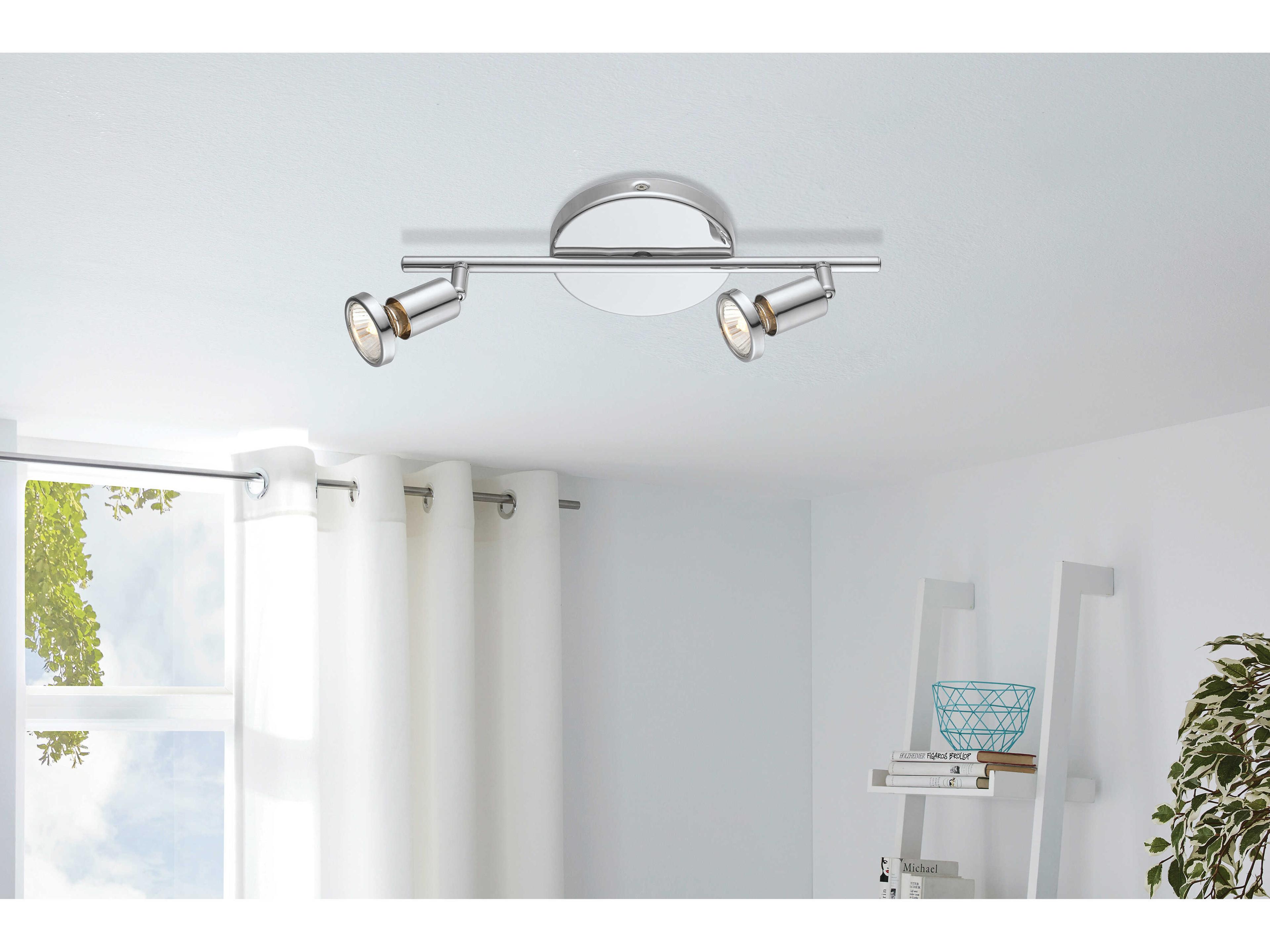 Eglo Buzz 3-Light Chrome Track & Rail Light