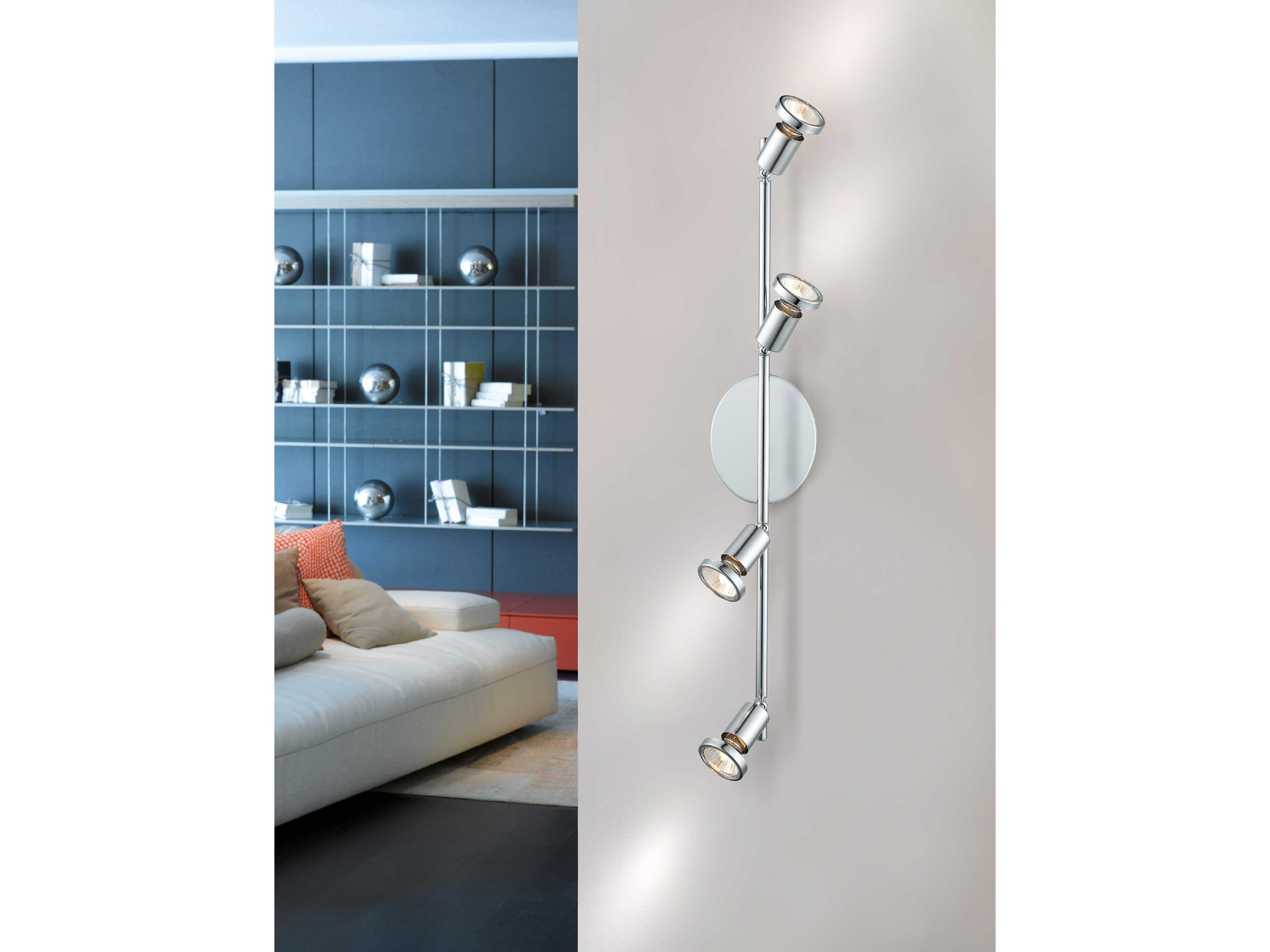 Eglo Buzz 4-Light Chrome Track & Rail Light