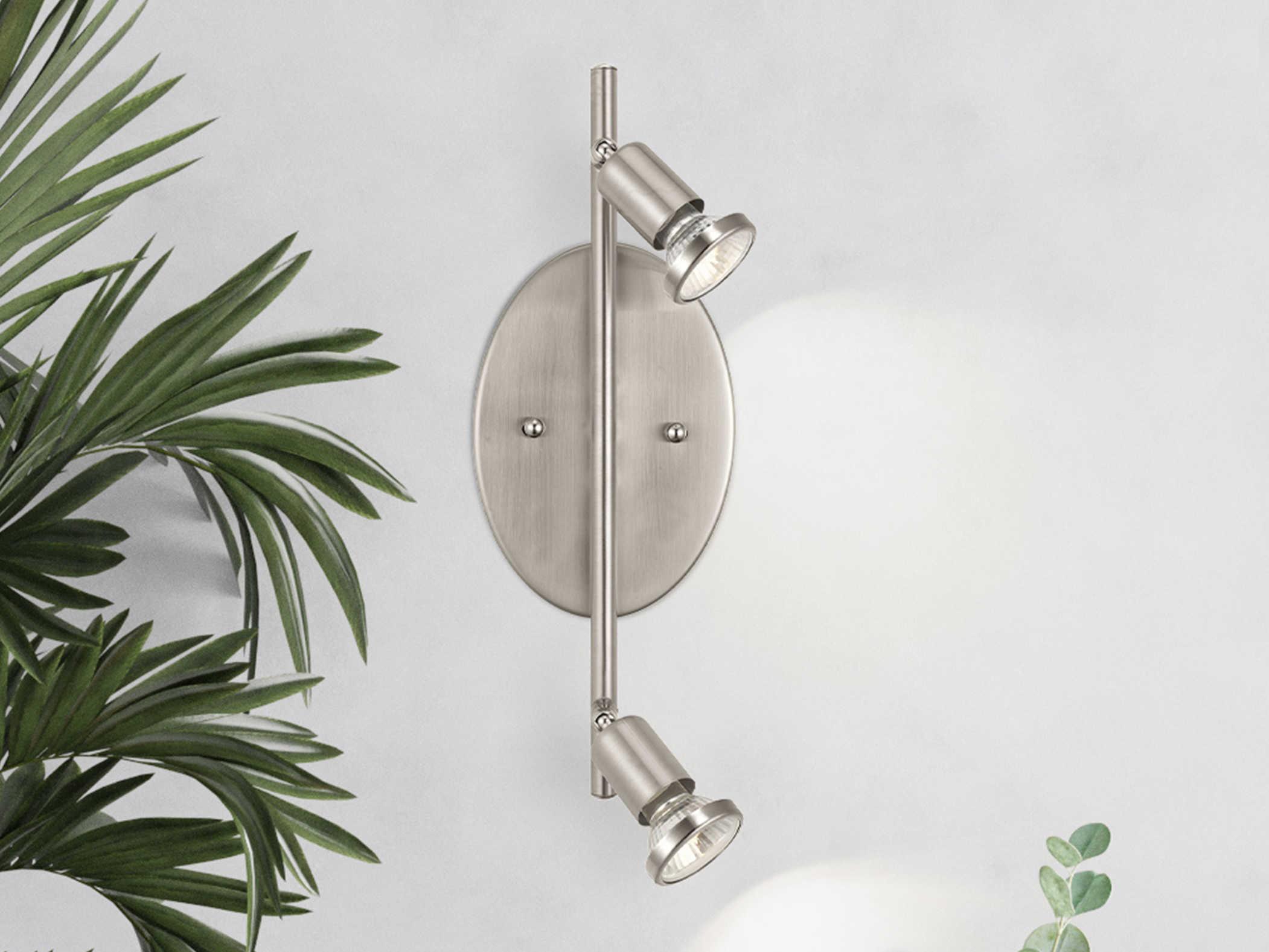 Eglo Buzz 2-Light Matte Nickel Track & Rail Light