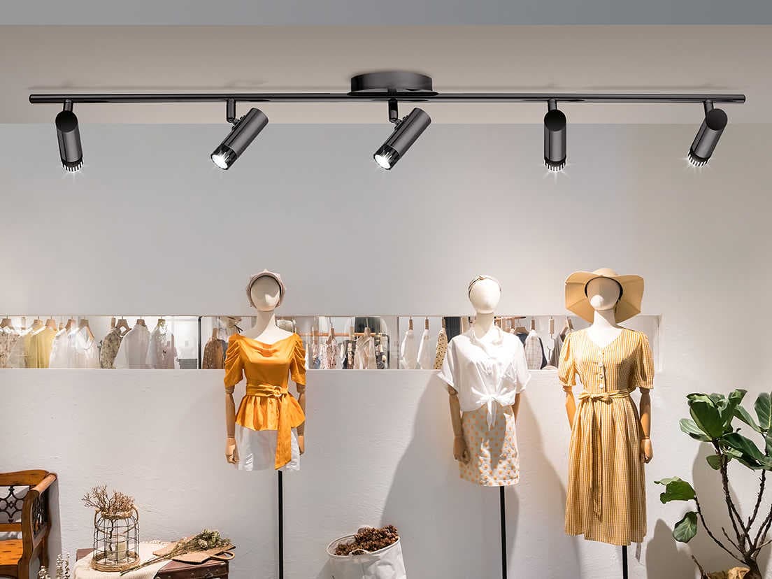 Eglo Lianello 5-Light Black Chrome Cylinder Track & Rail Light