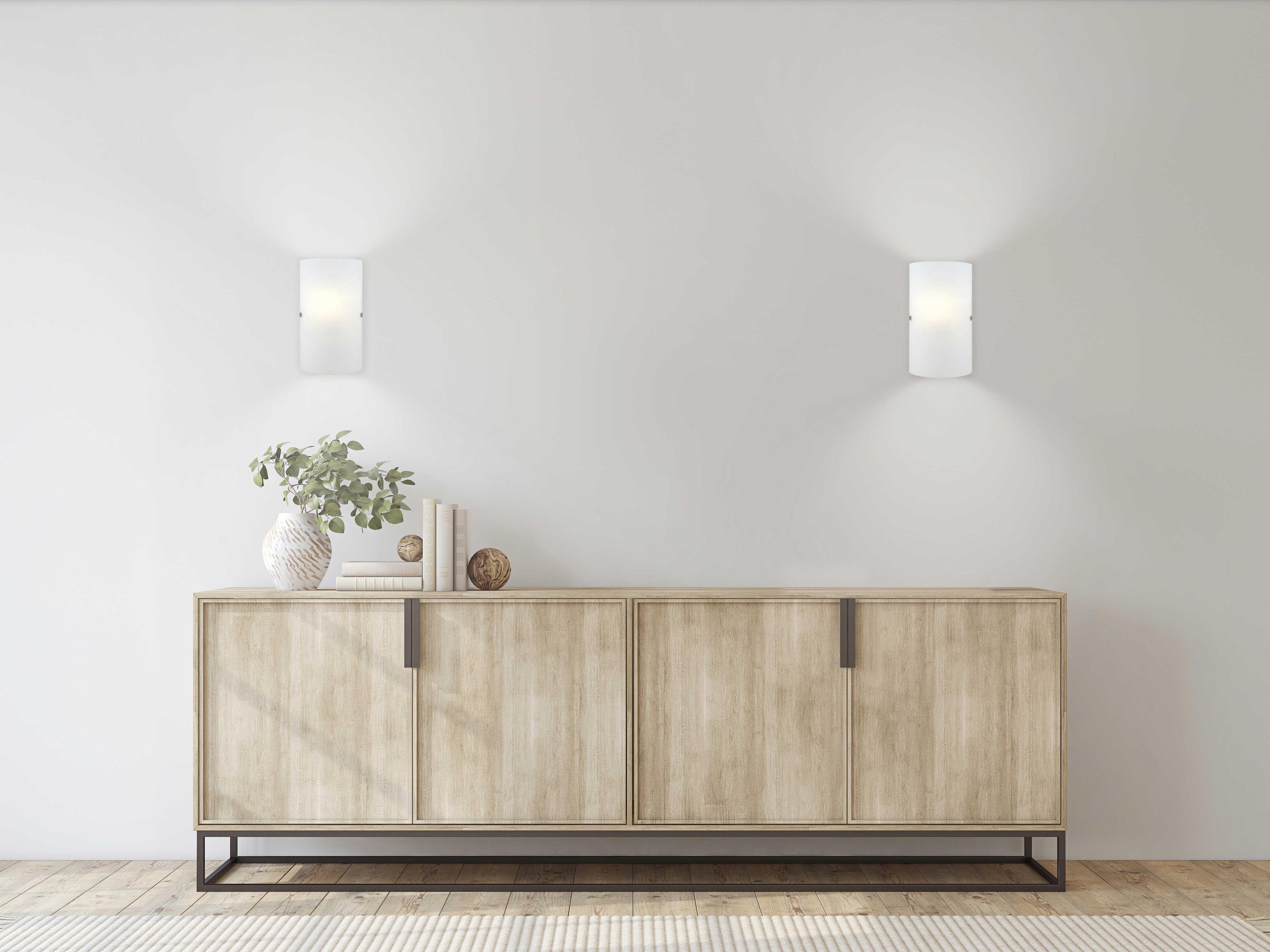 Eglo Troy 1-Light Matte Nickel Wall Sconce