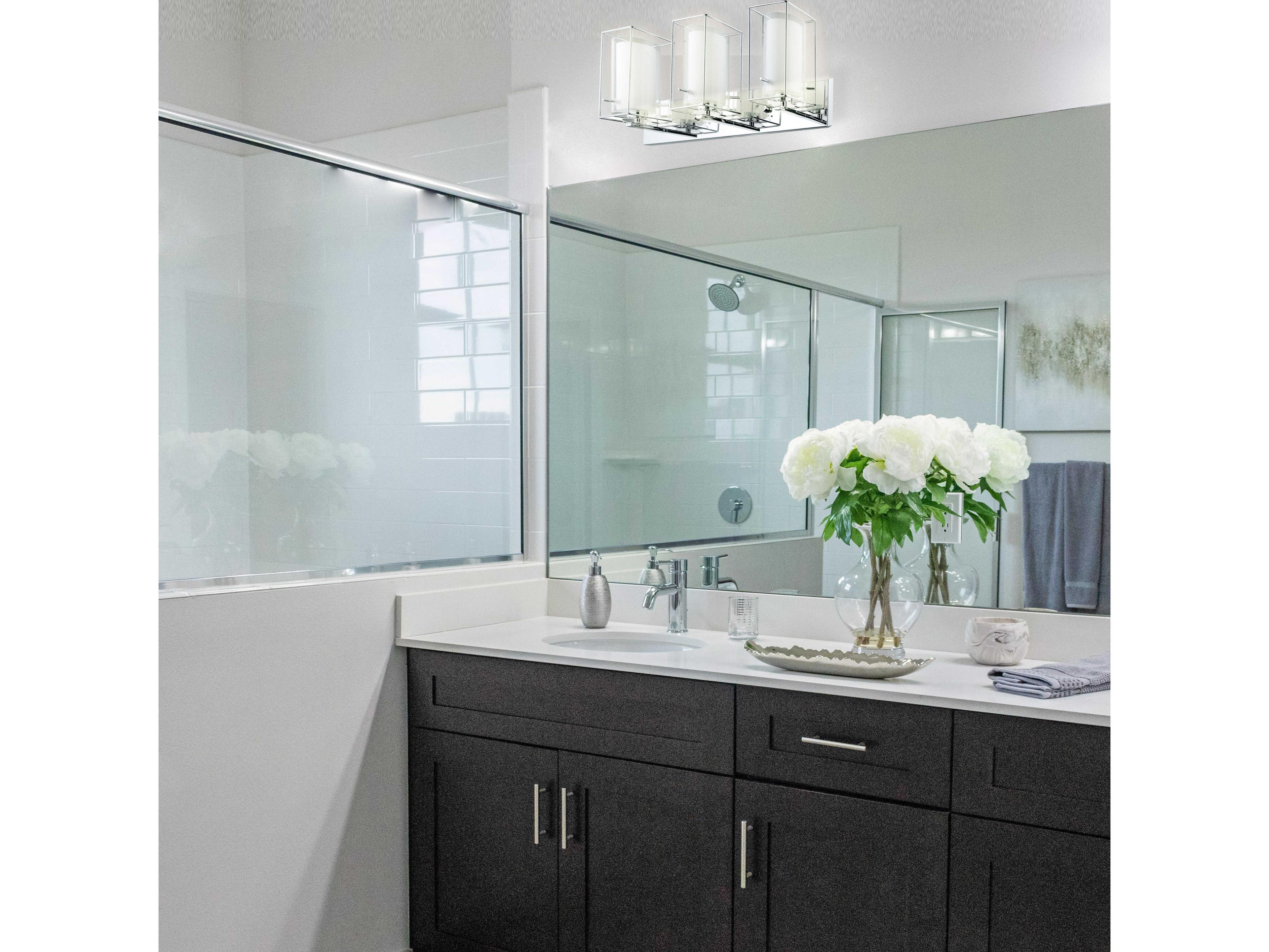 Eglo Iride 3-Light Chrome Vanity Light