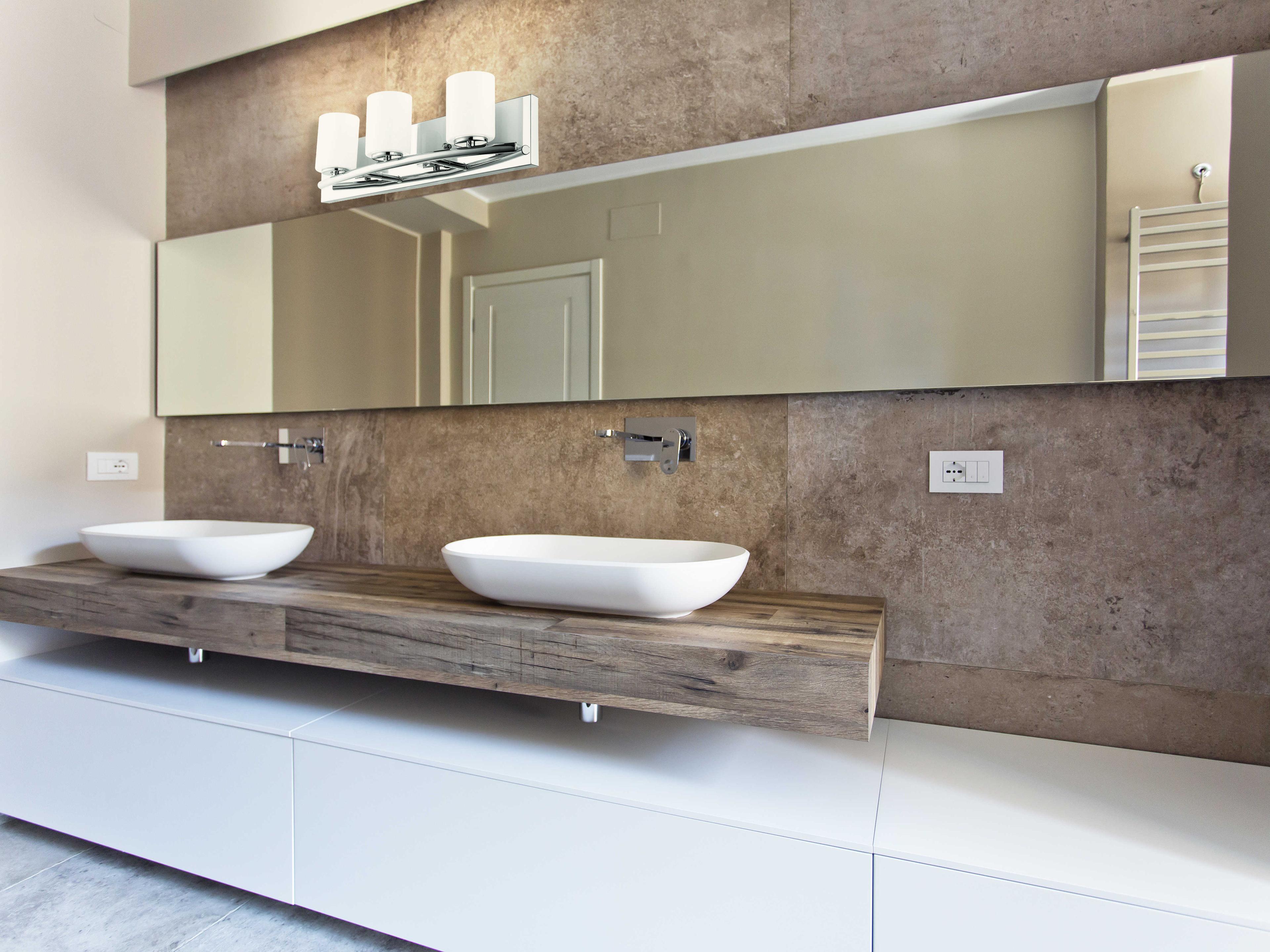 Eglo Abete 3-Light Chrome Vanity Light